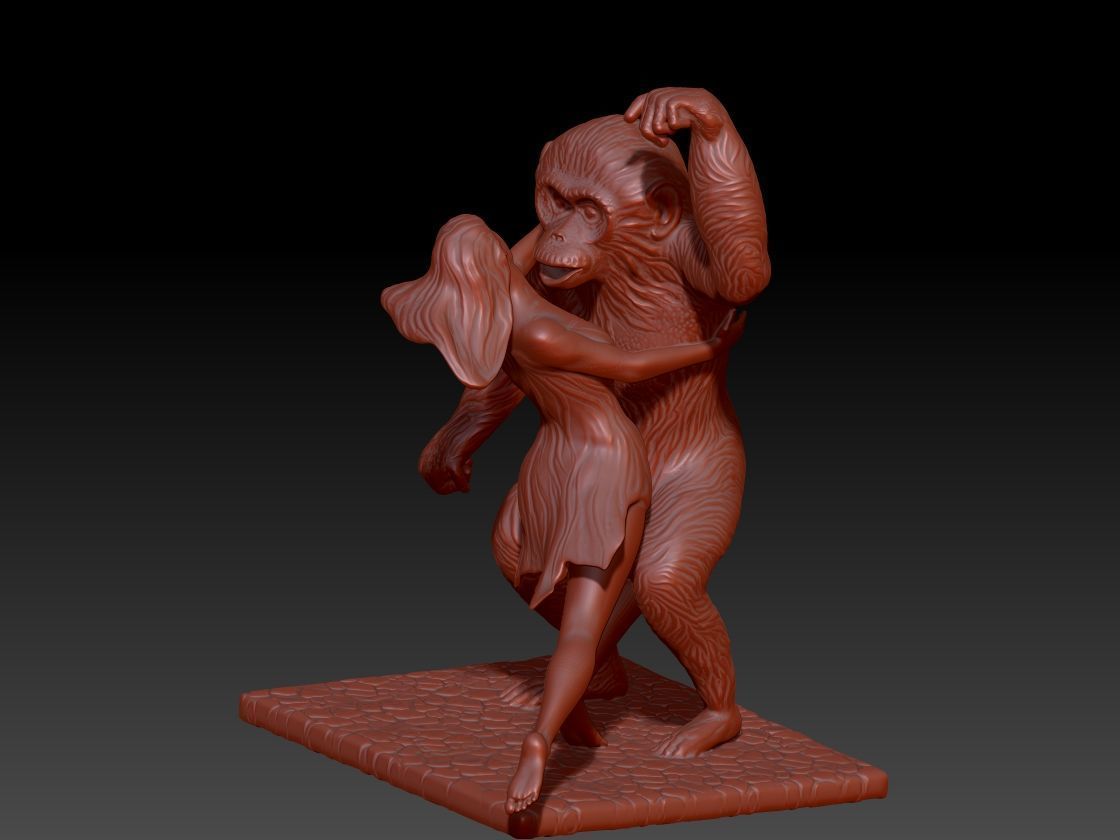 King Kong returns 3D print model_2