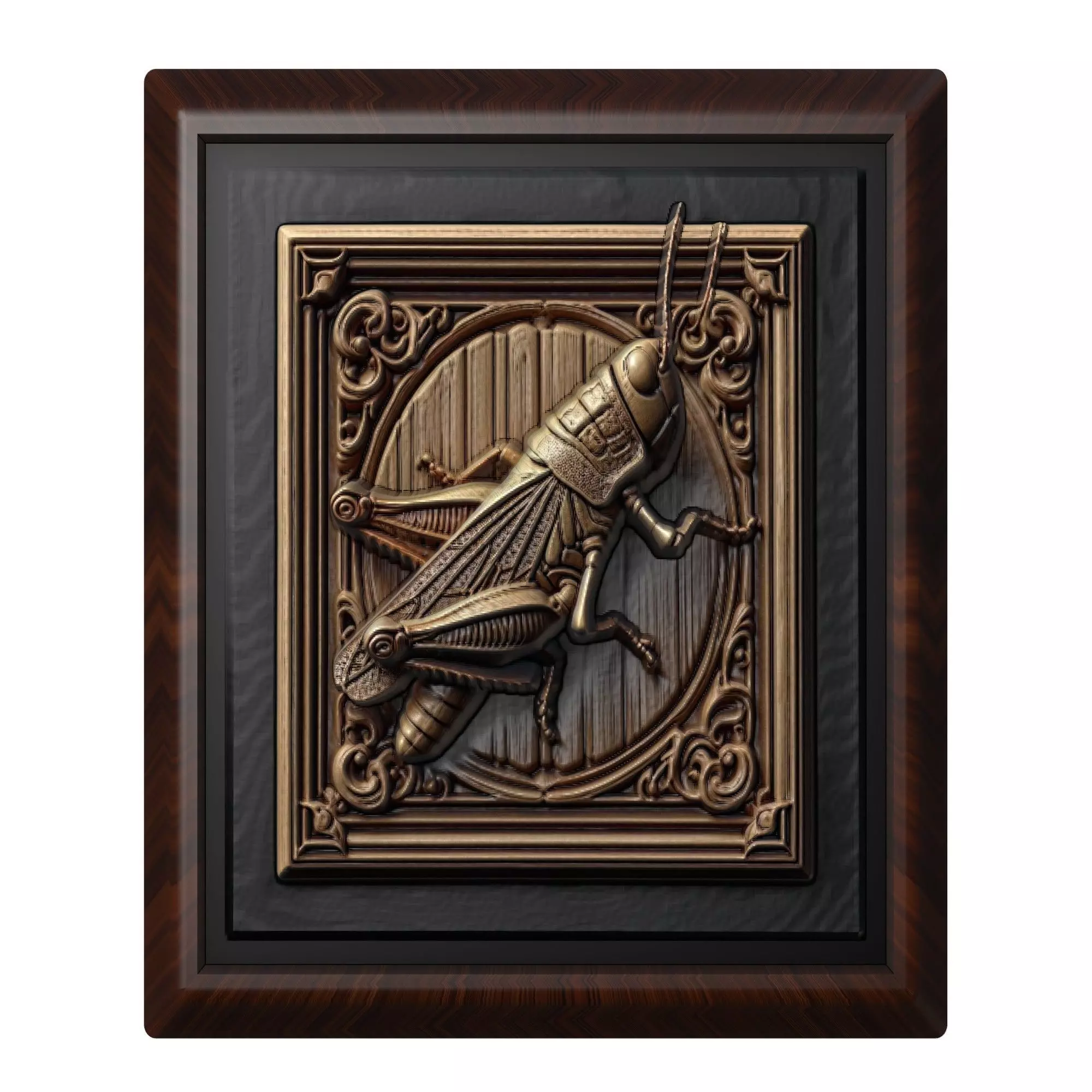 Grasshopper Animal 3D print model_0