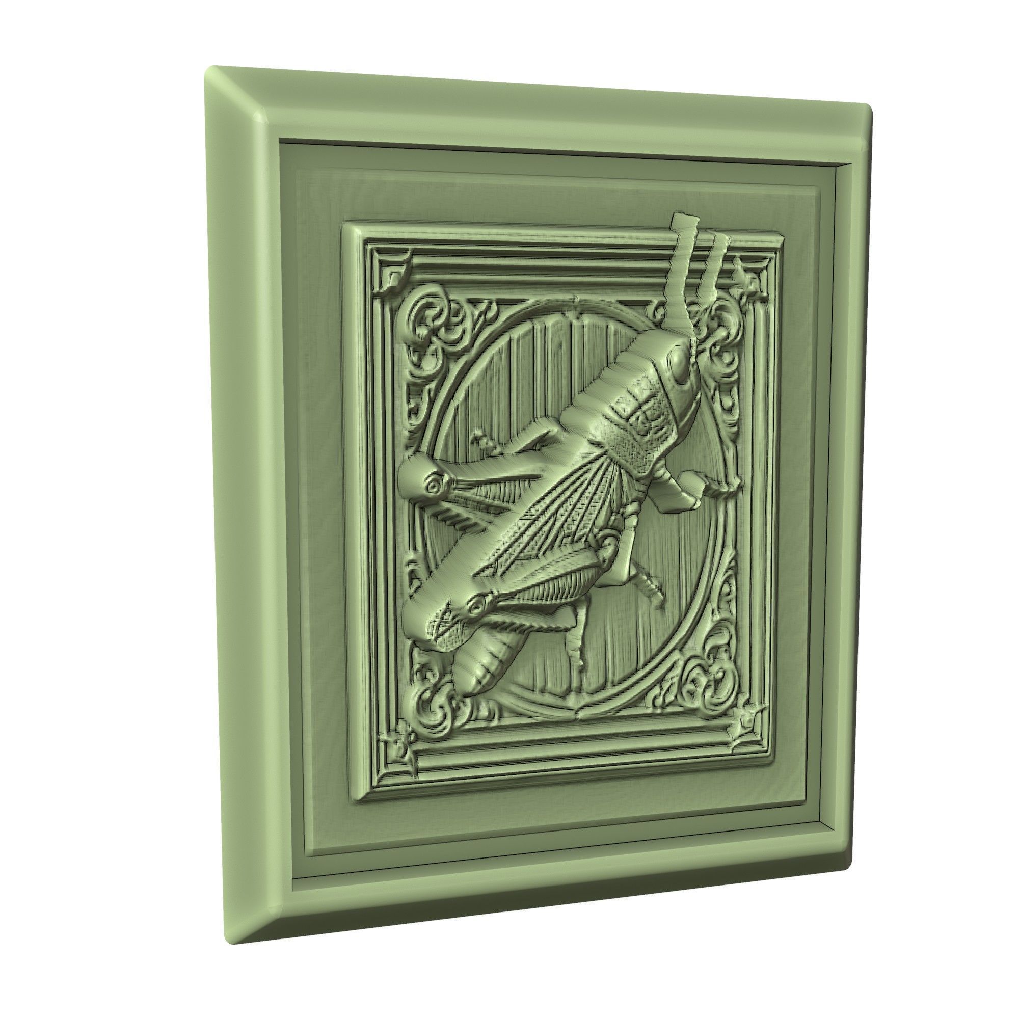 Grasshopper Animal 3D print model_3