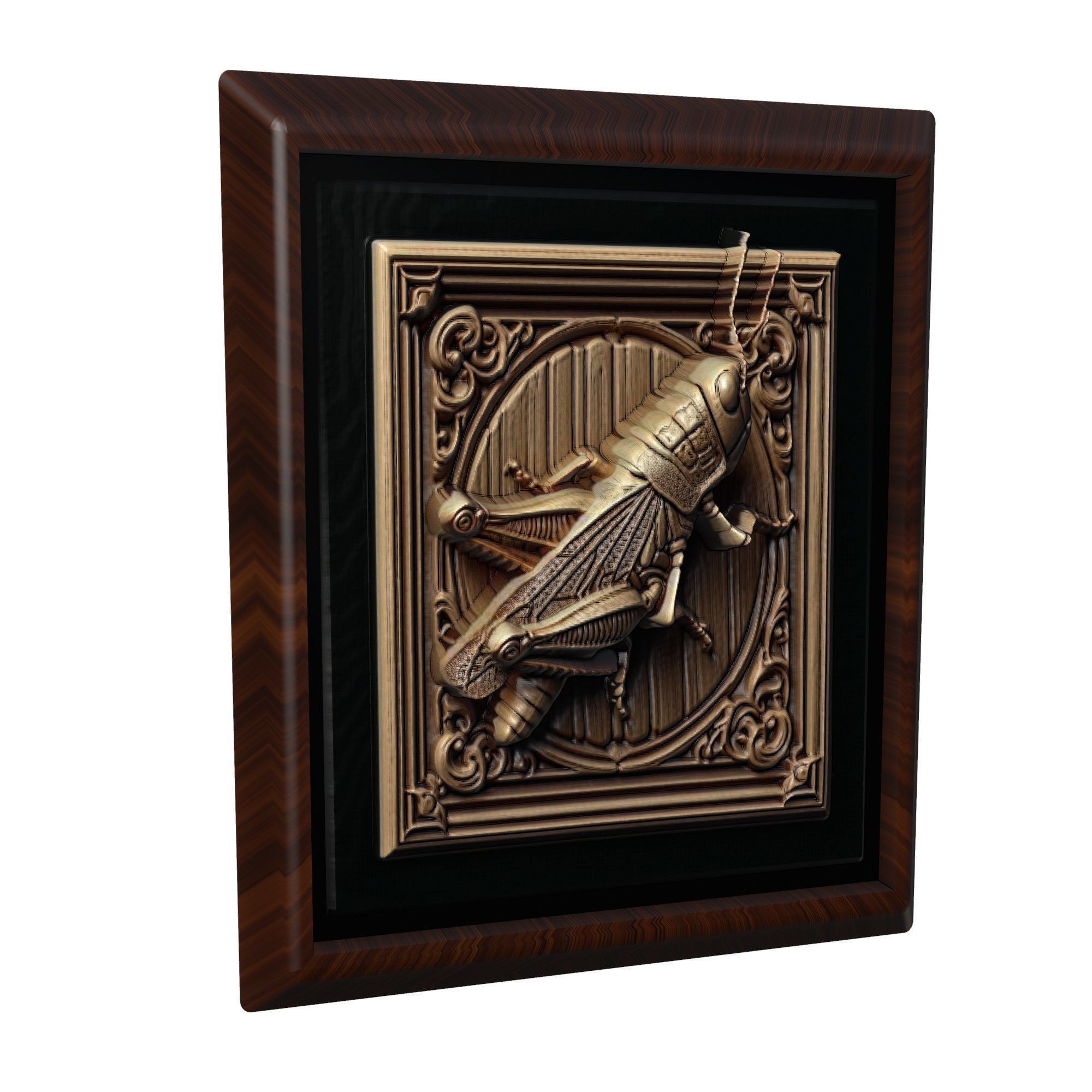 Grasshopper Animal 3D print model_1