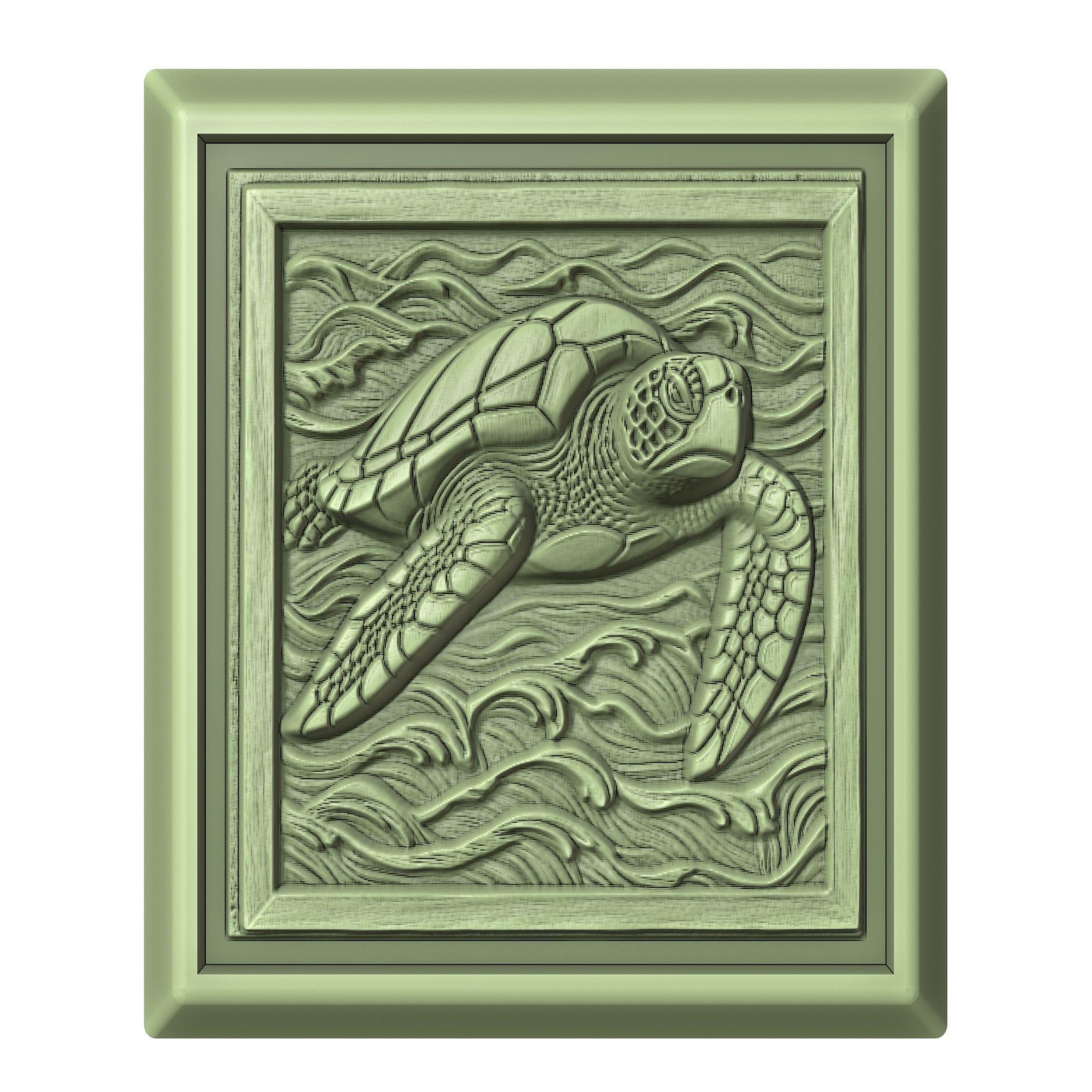 Sea Turtle Animal 3D print model_2