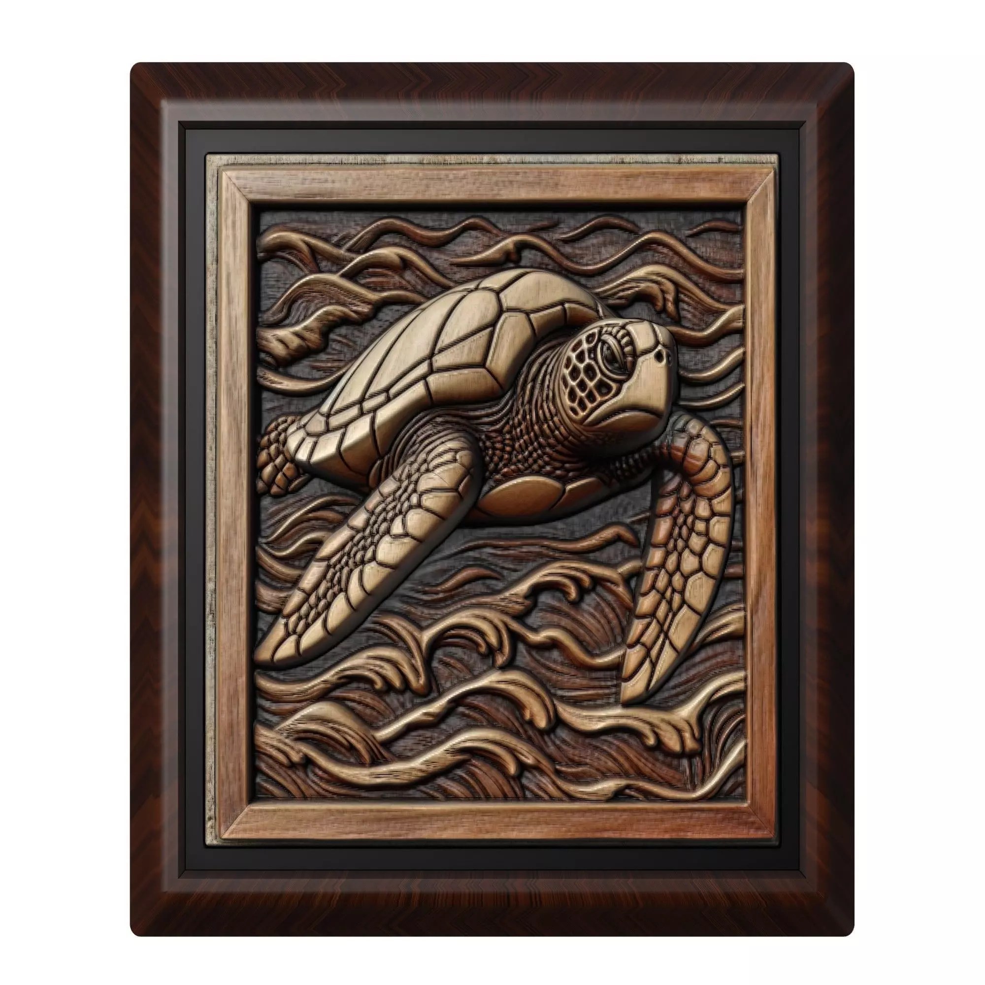 Sea Turtle Animal 3D print model_0