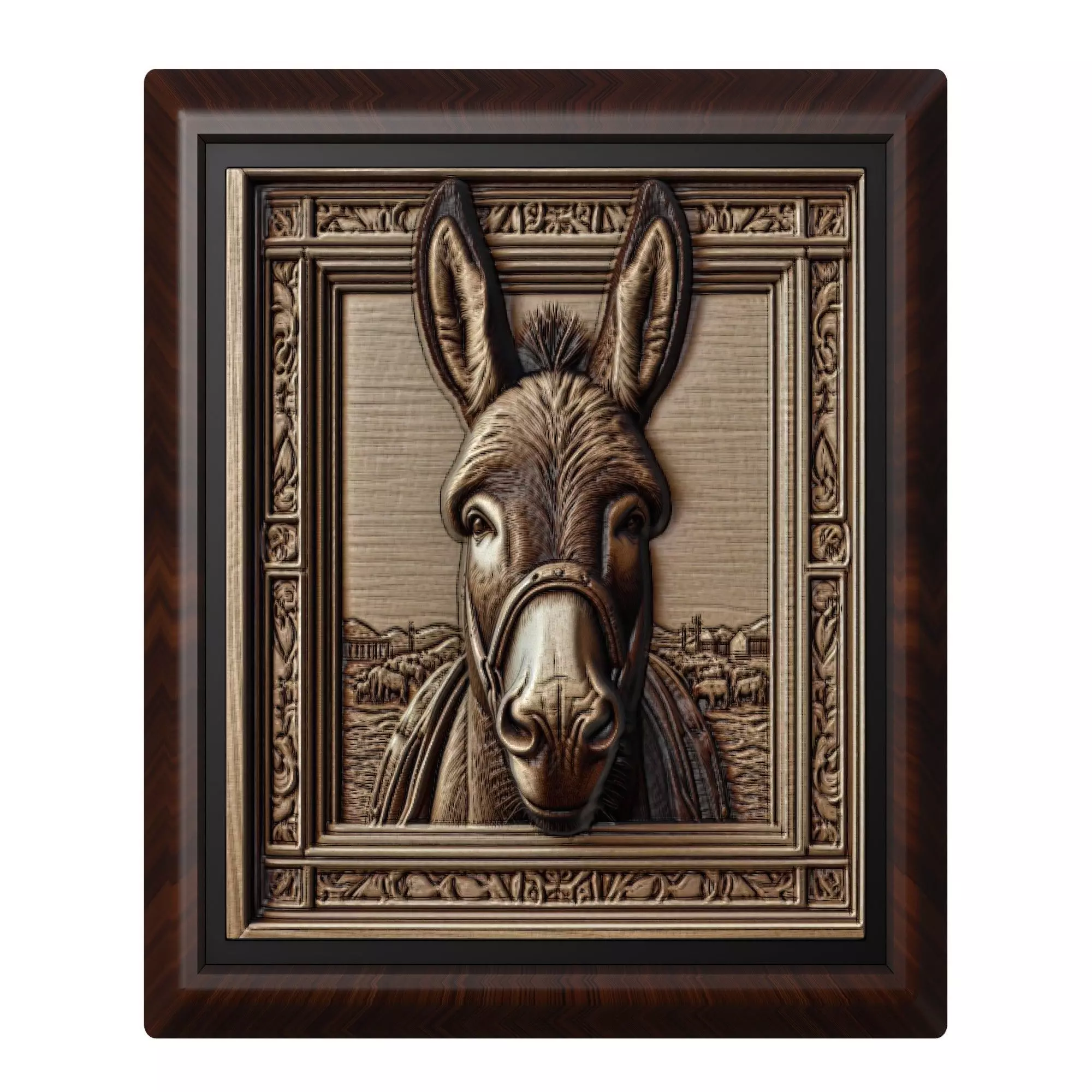 Donkey Animal 3D print model_0