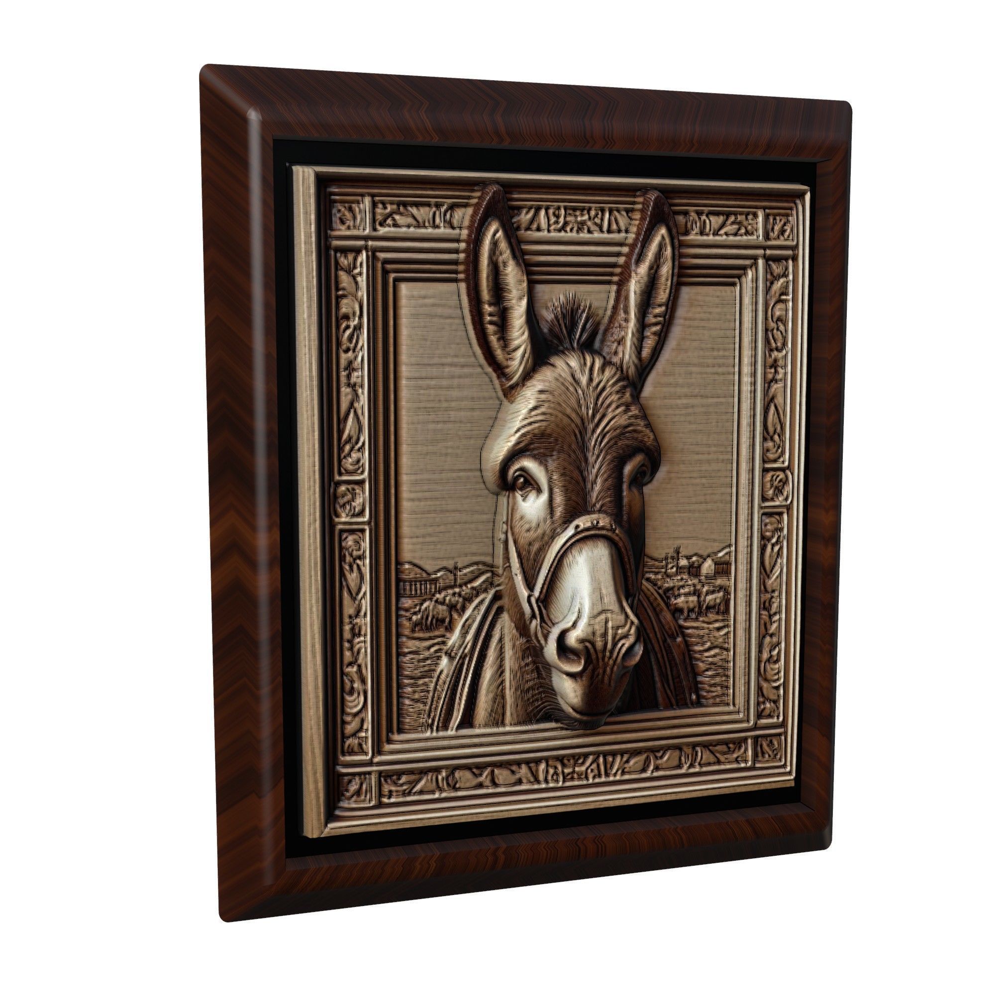 Donkey Animal 3D print model_1