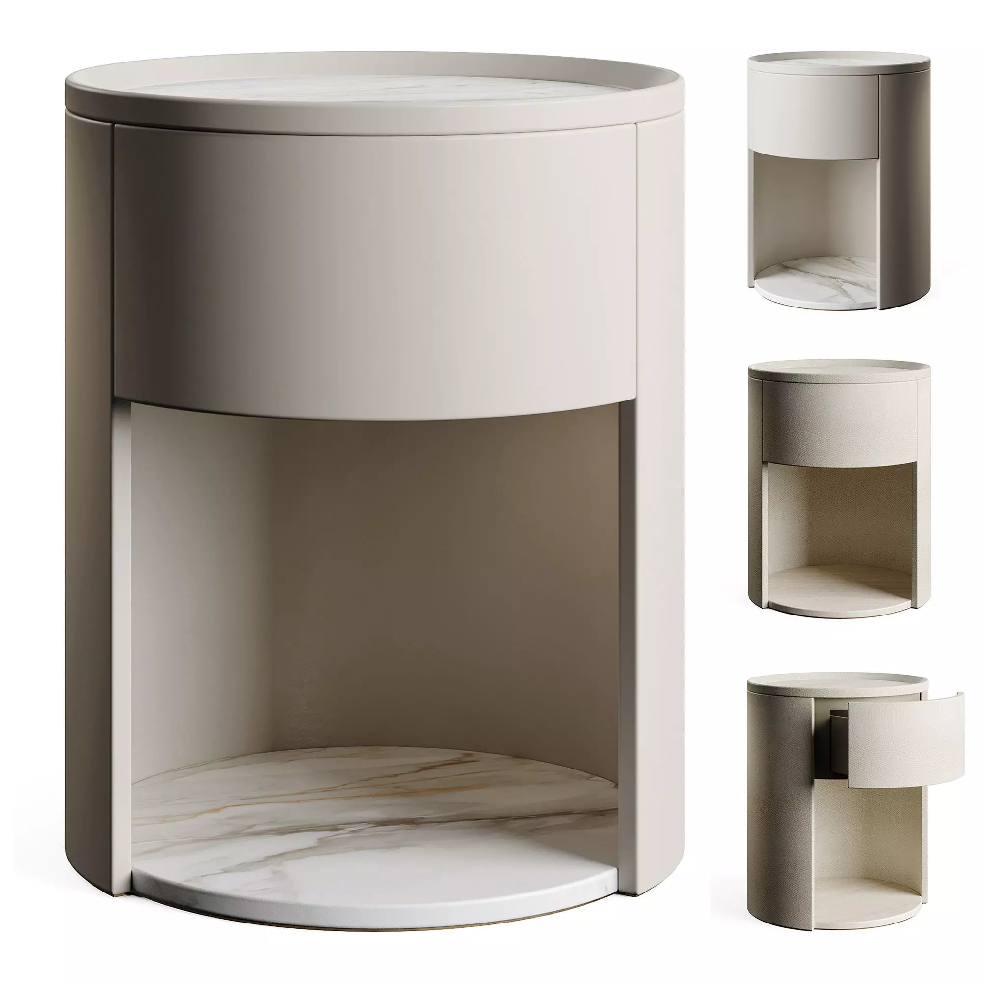 Giorgetti Vibe Side Table 3D model_0