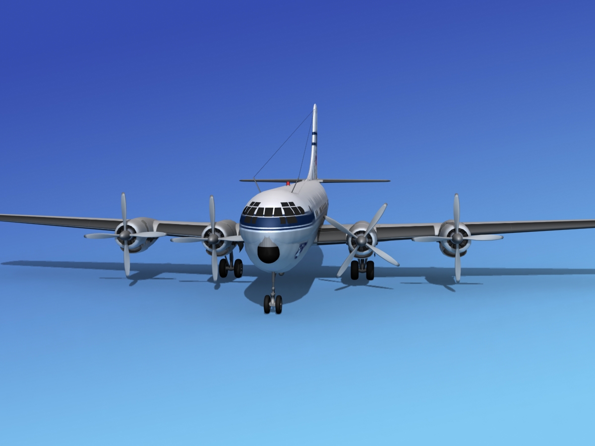 Boeing 377 Pan Am 2 3D model_1