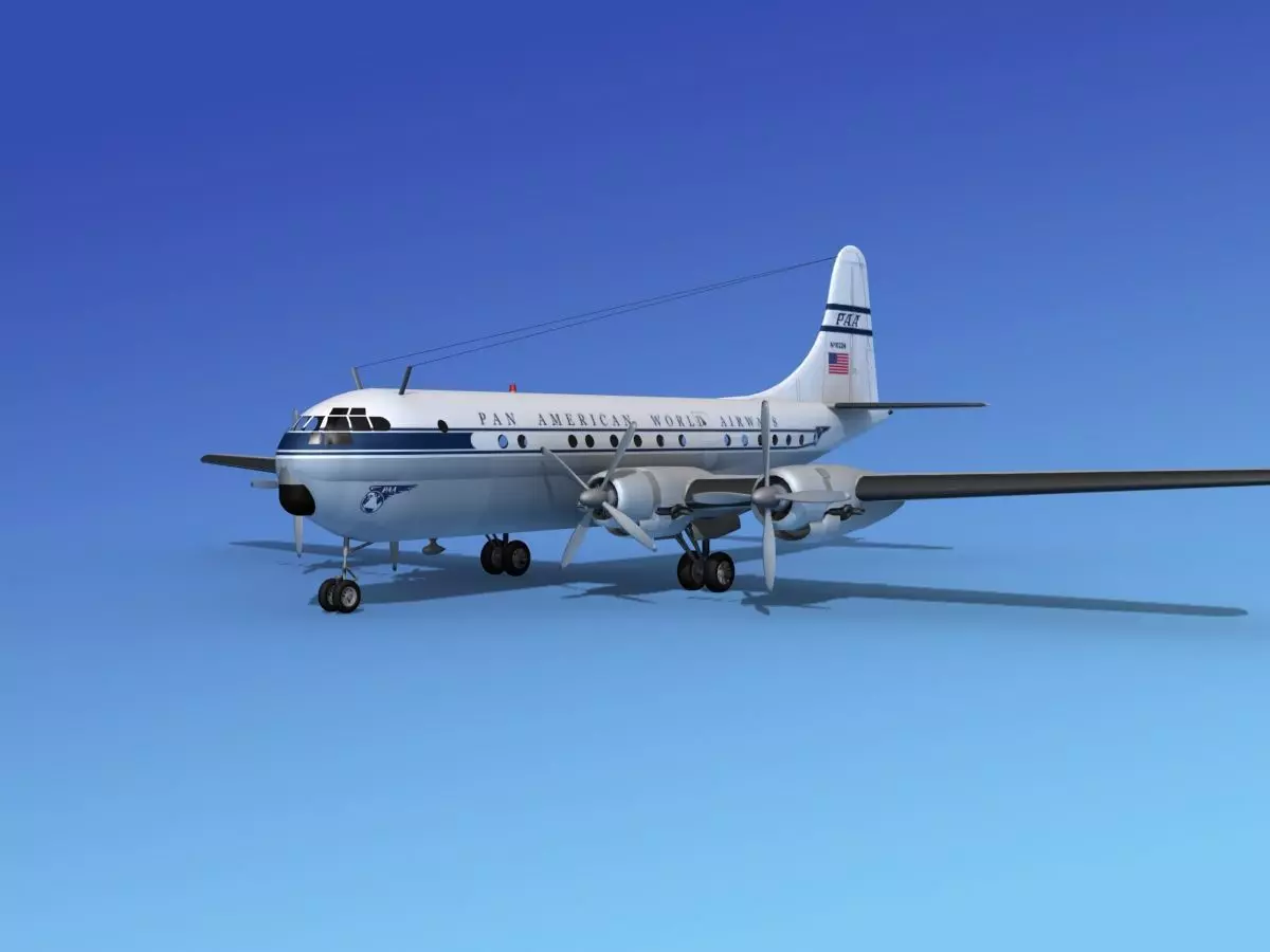 Boeing 377 Pan Am 2 3D model_0