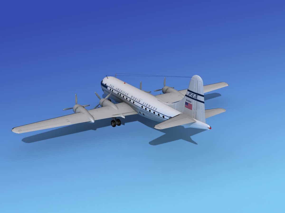 Boeing 377 Pan Am 2 3D model_7