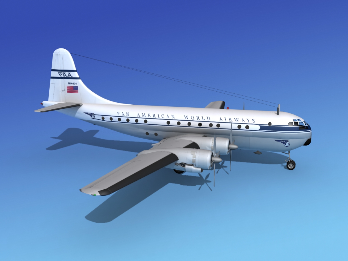 Boeing 377 Pan Am 2 3D model_3