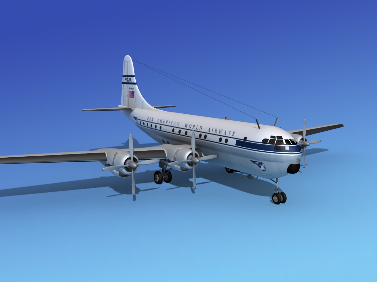 Boeing 377 Pan Am 2 3D model_2