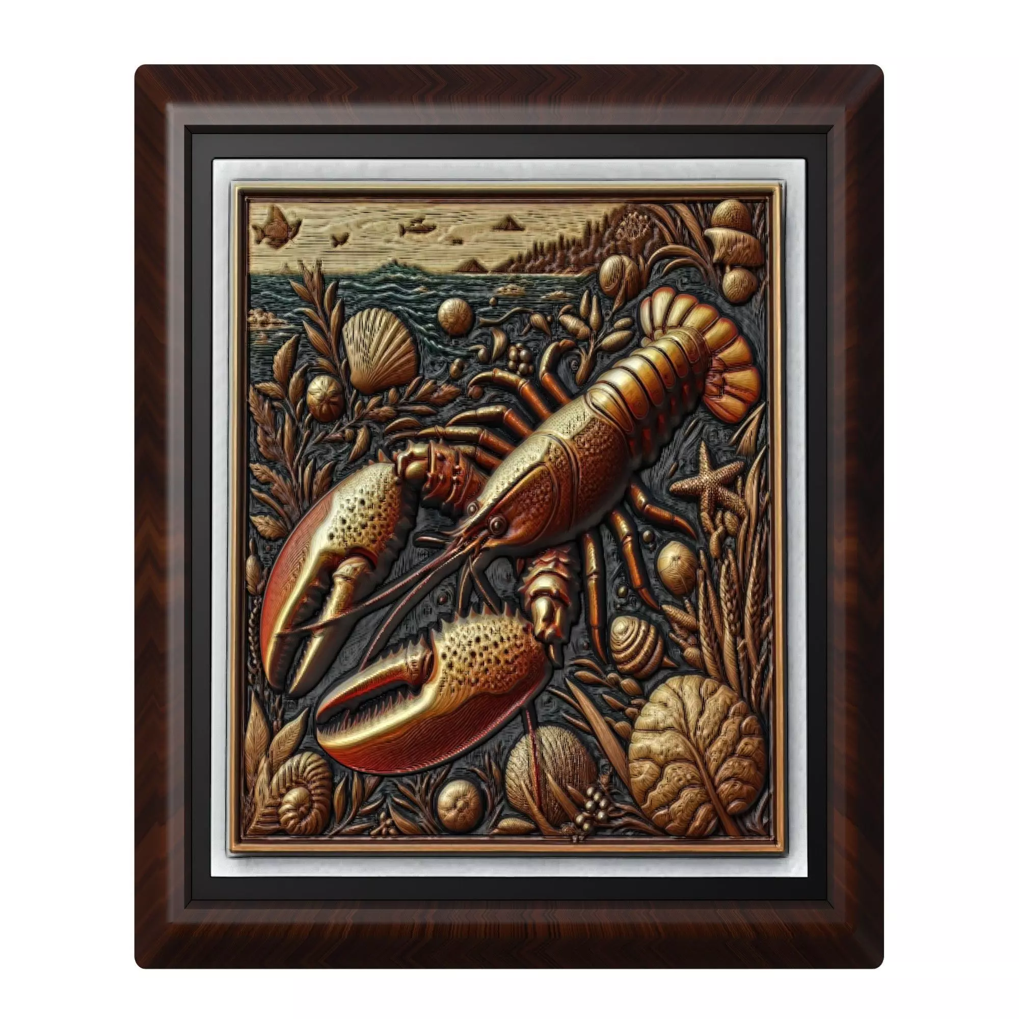 Lobster Animal 3D print model_0