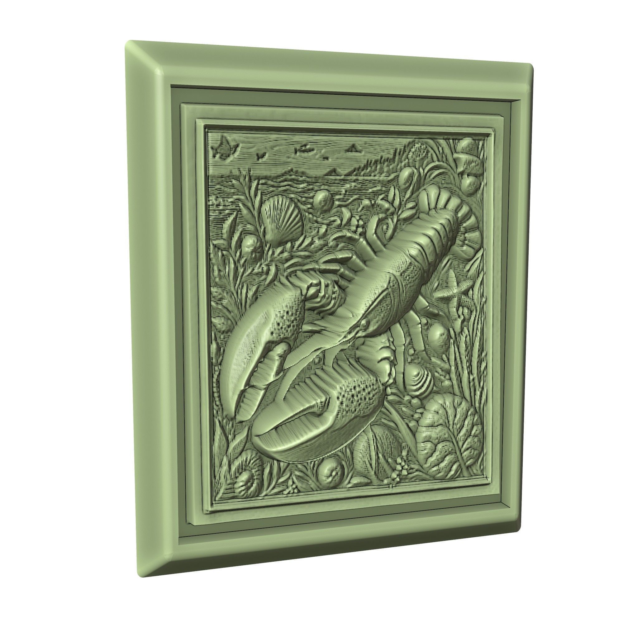 Lobster Animal 3D print model_3