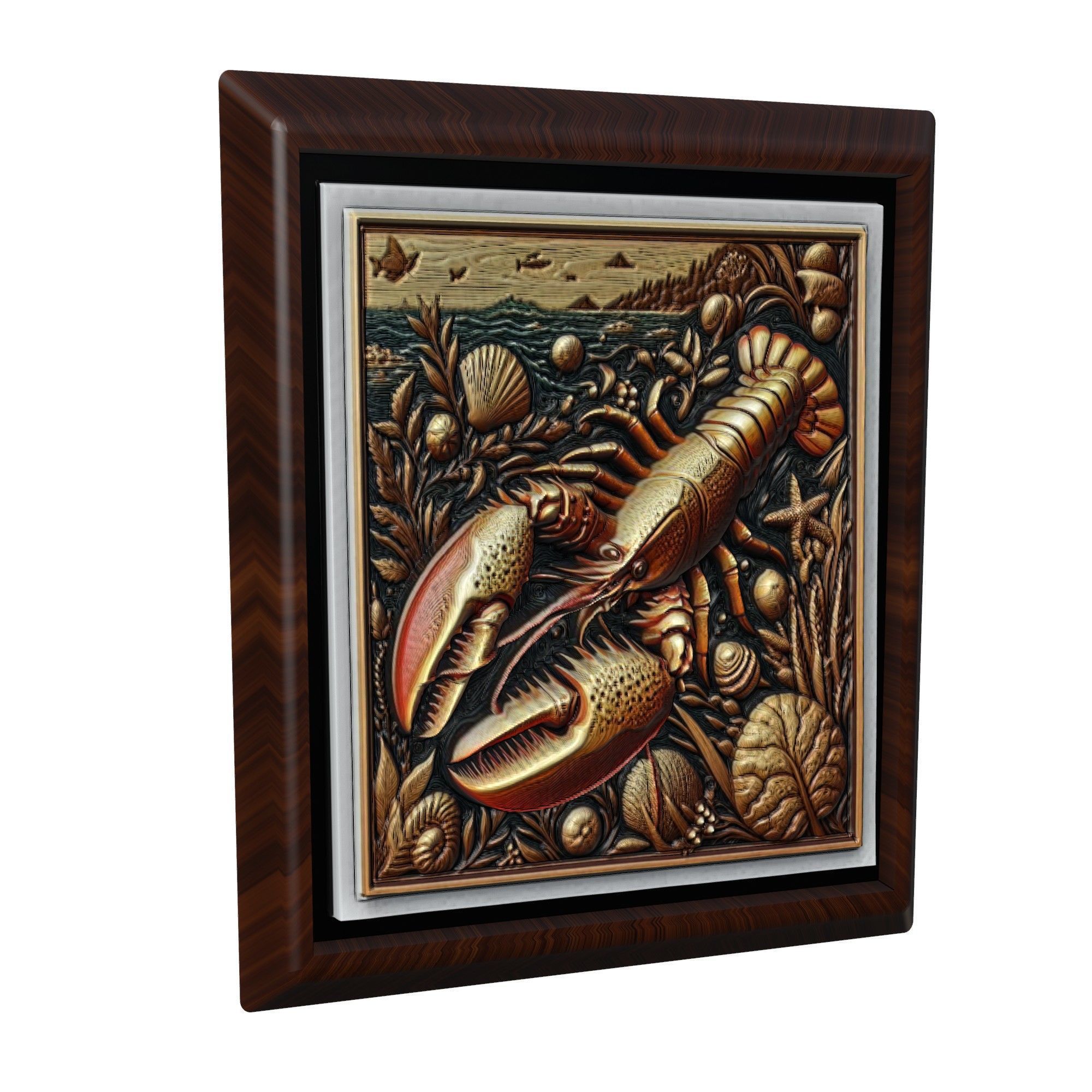 Lobster Animal 3D print model_1