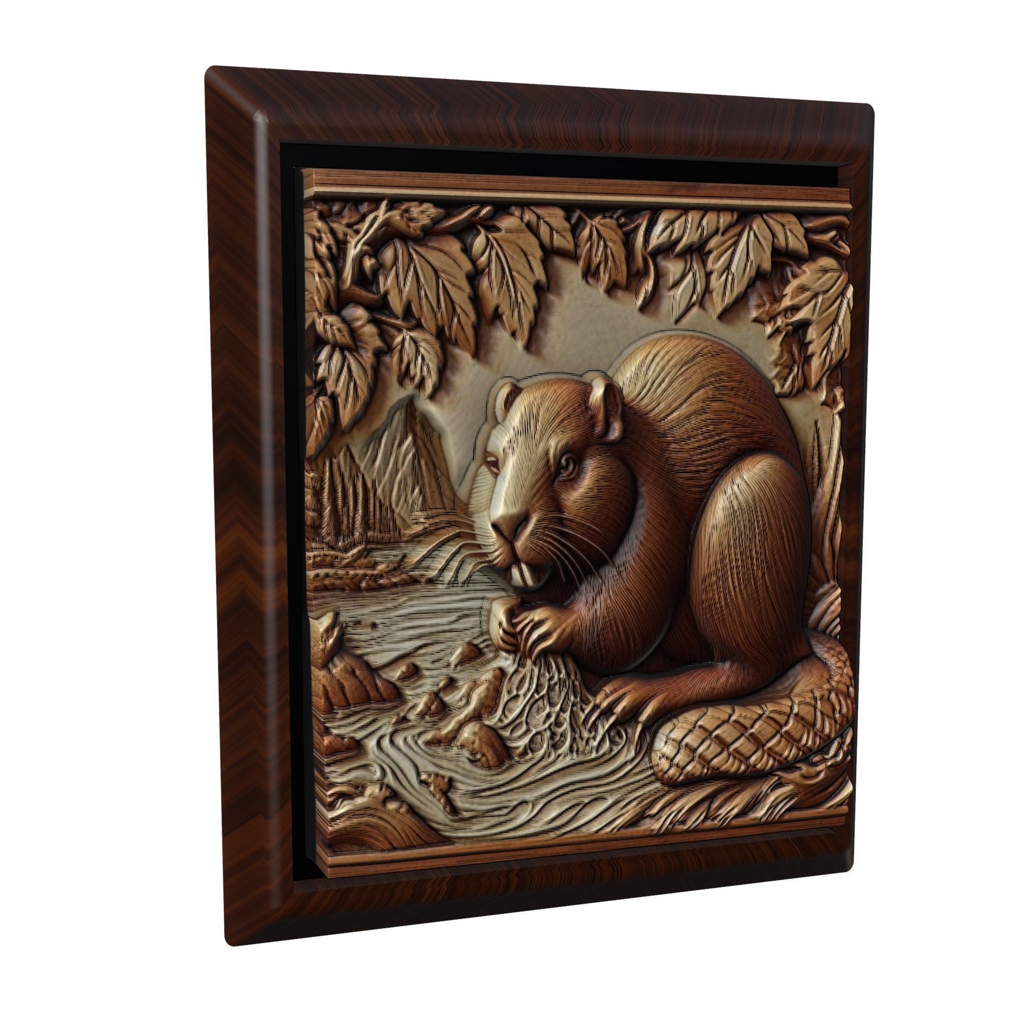 Beaver Animal 3D print model_1