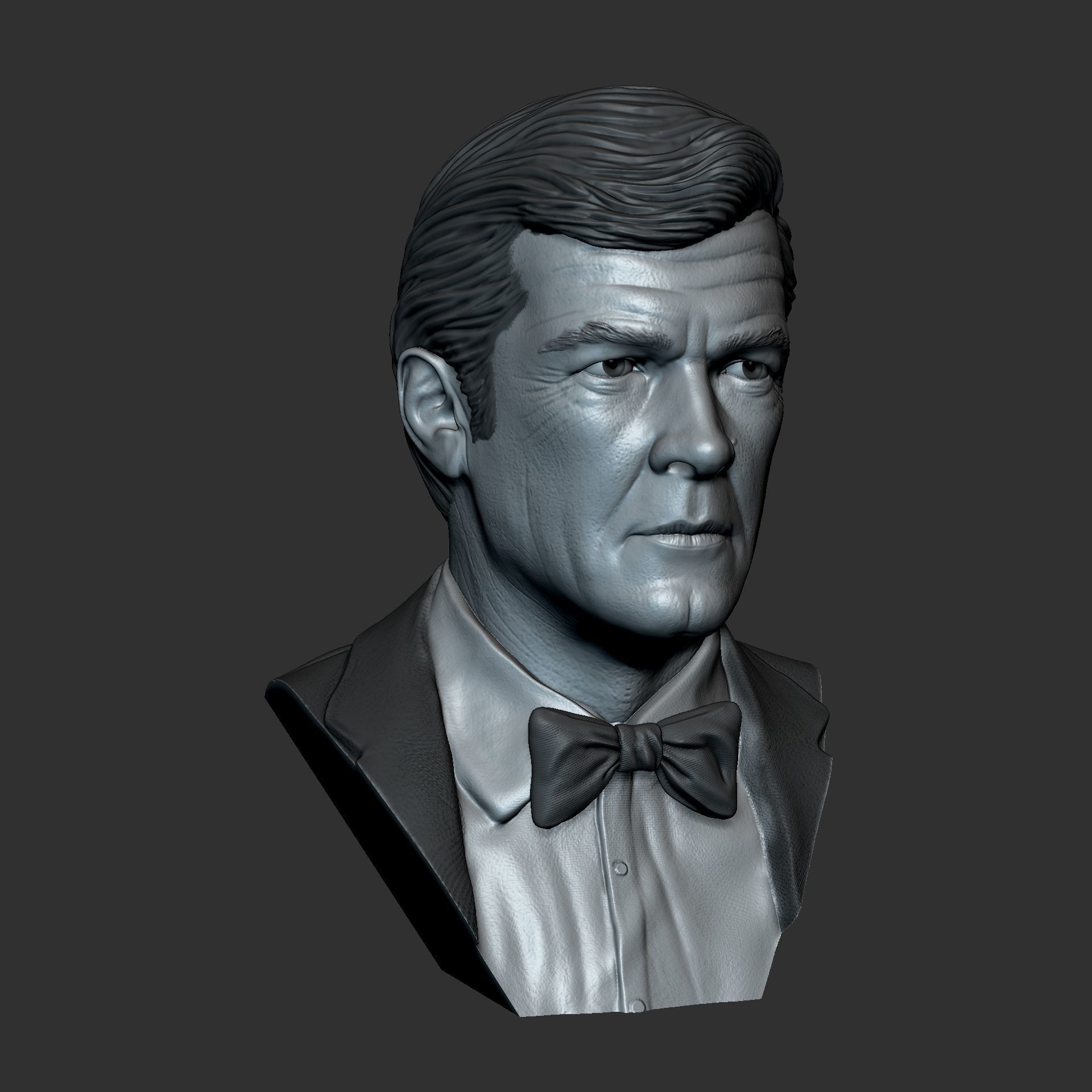 Roger Moore James Bond 007 3D print model_2