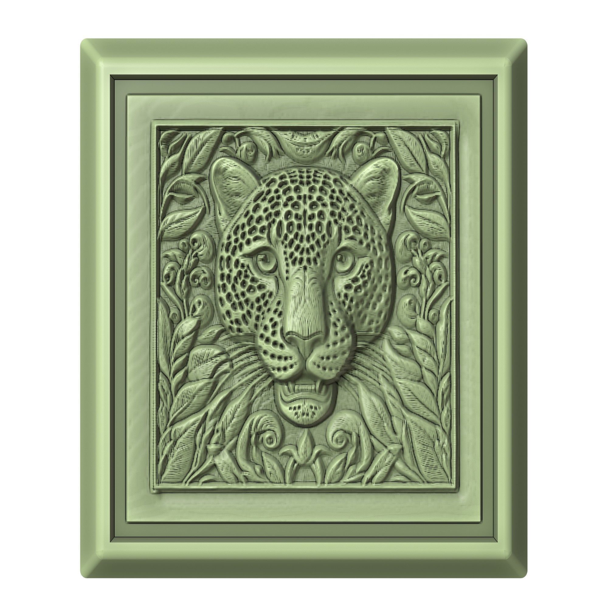 Leopard Animal 3D print model_2