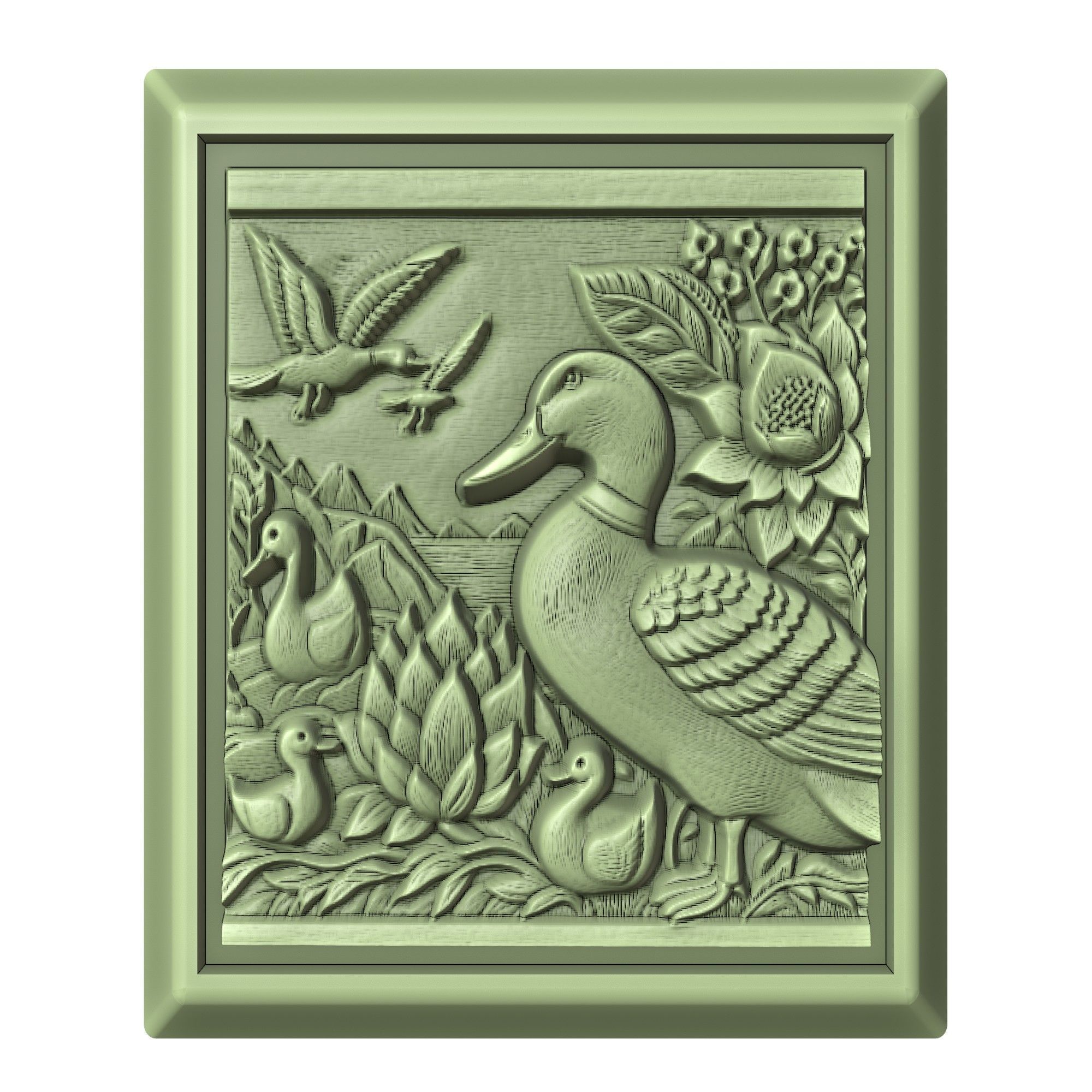 Duck Animal 3D print model_2