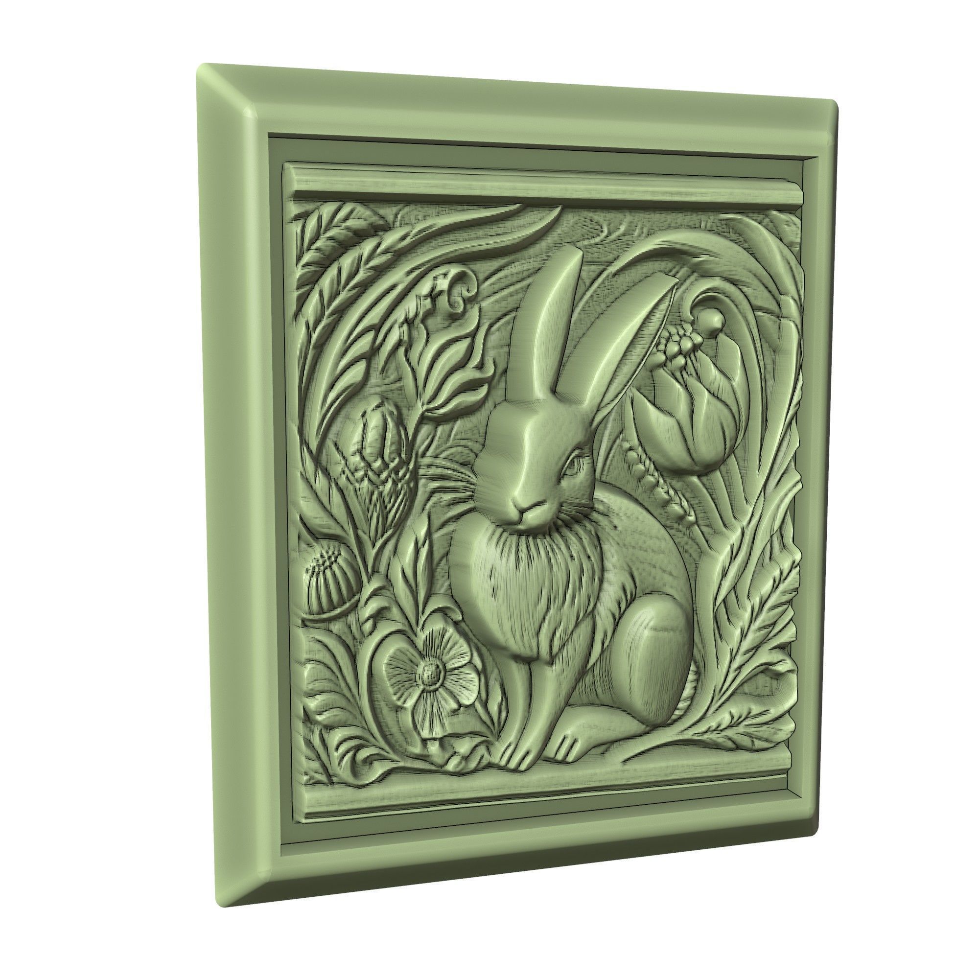 Rabbit Animal 3D print model_3