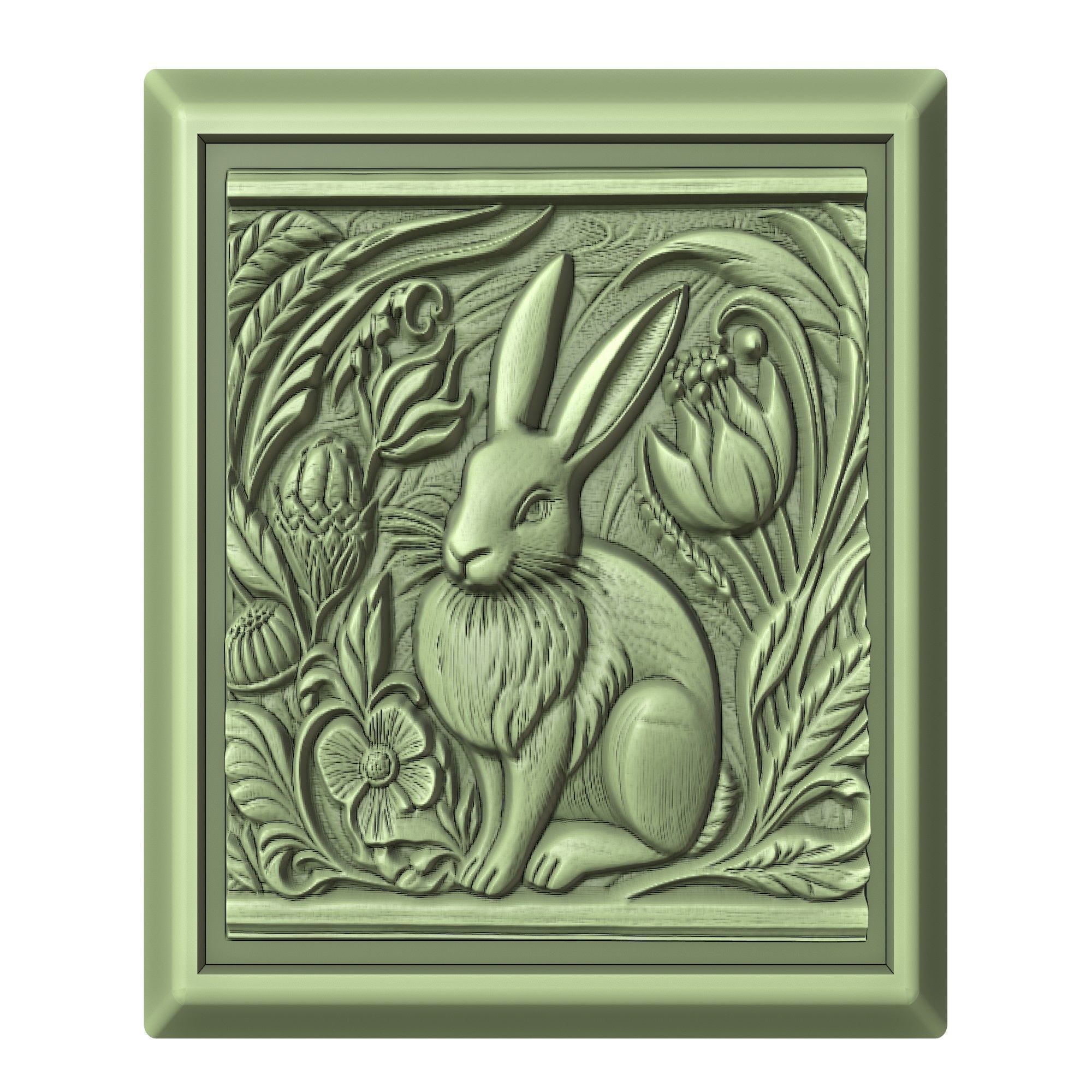 Rabbit Animal 3D print model_2