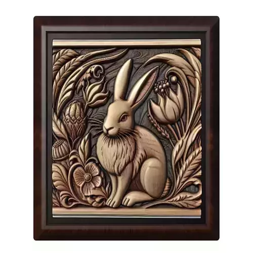 Rabbit Animal 3D print model