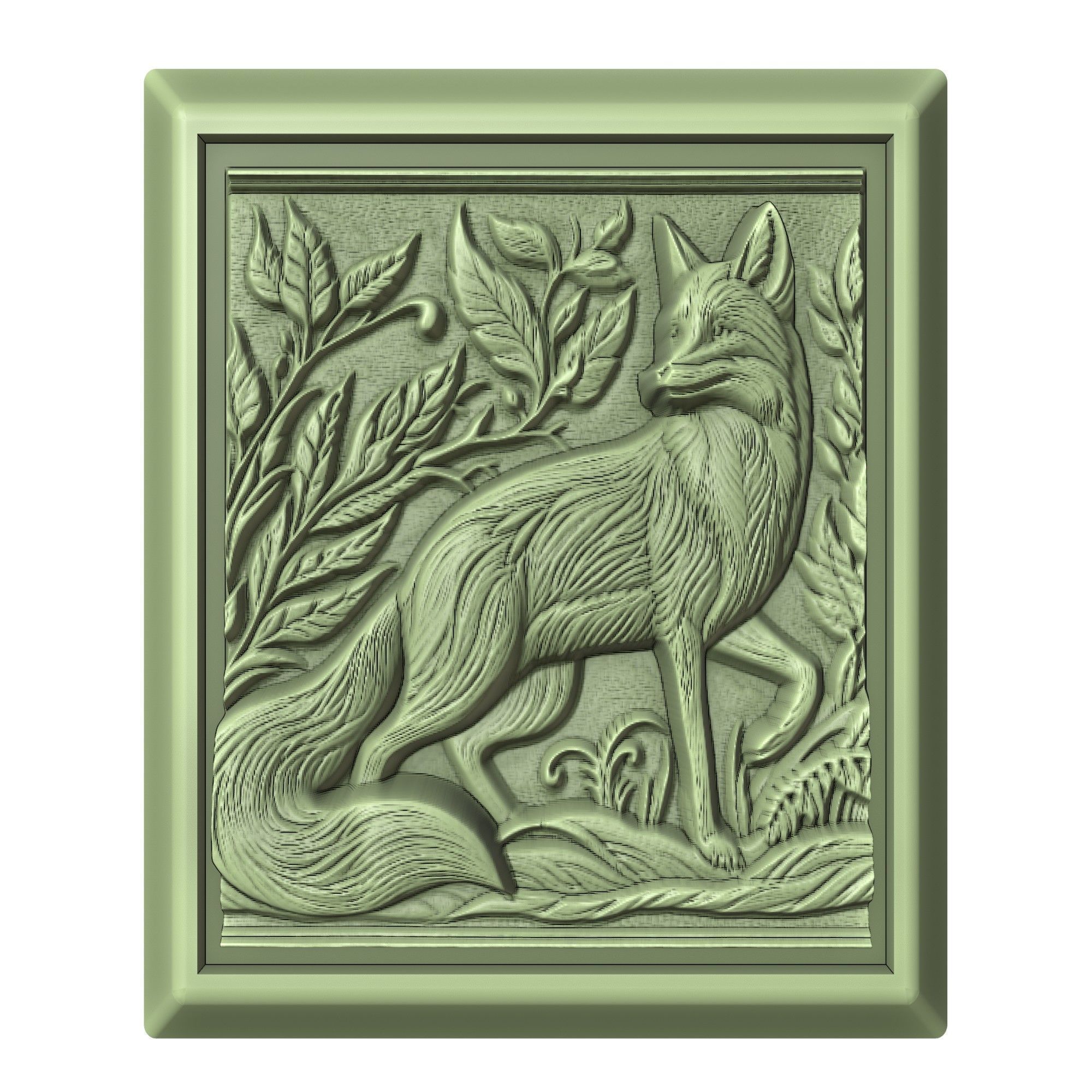 Fox Animal 3D print model_2