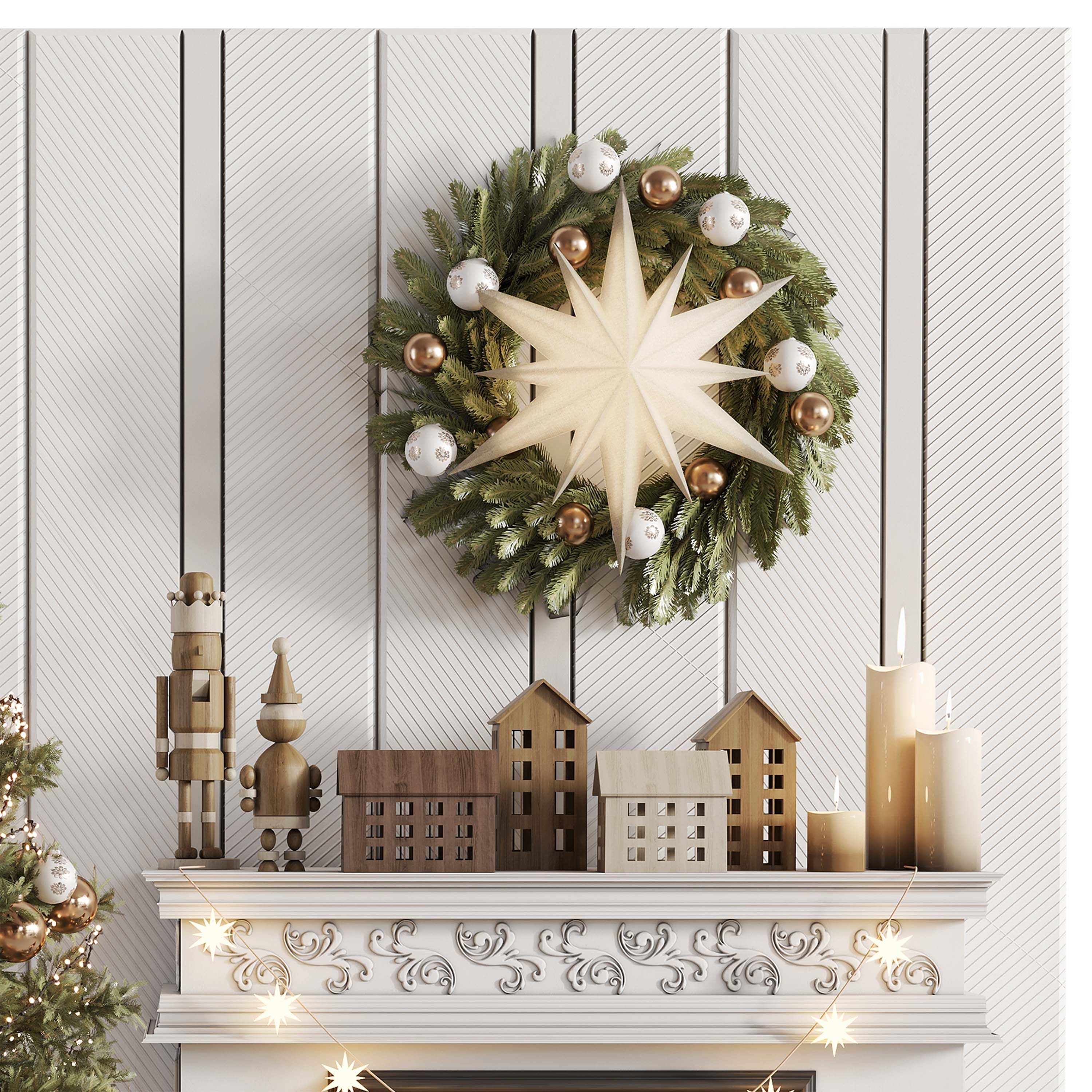 Christmas Tree and Decoration Set 009 3D model_3