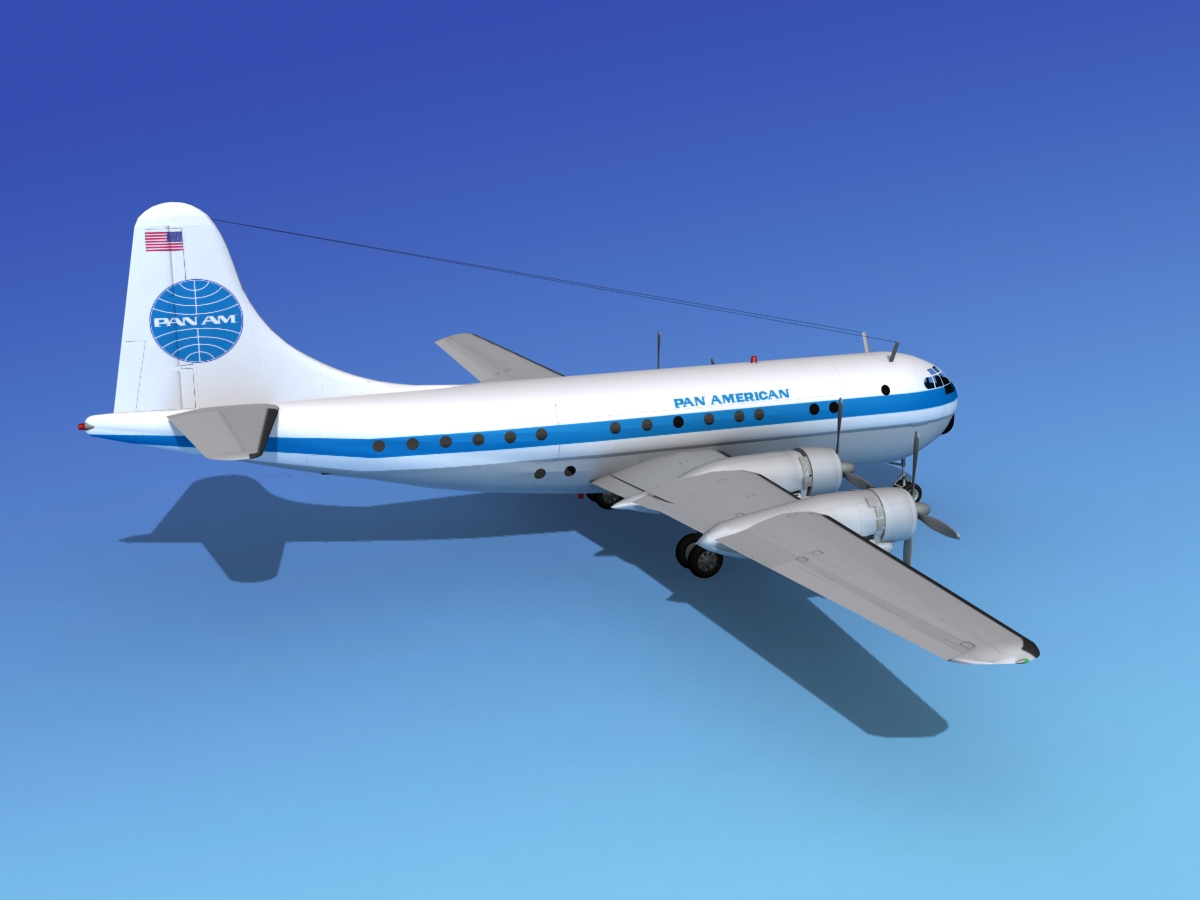 Boeing 377 Pan Am 3 3D model_4