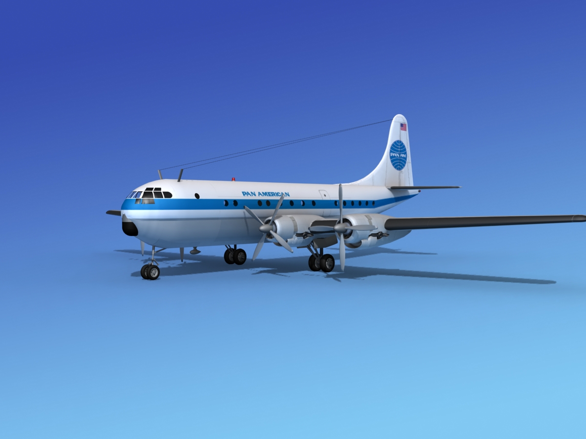Boeing 377 Pan Am 3 3D model_10