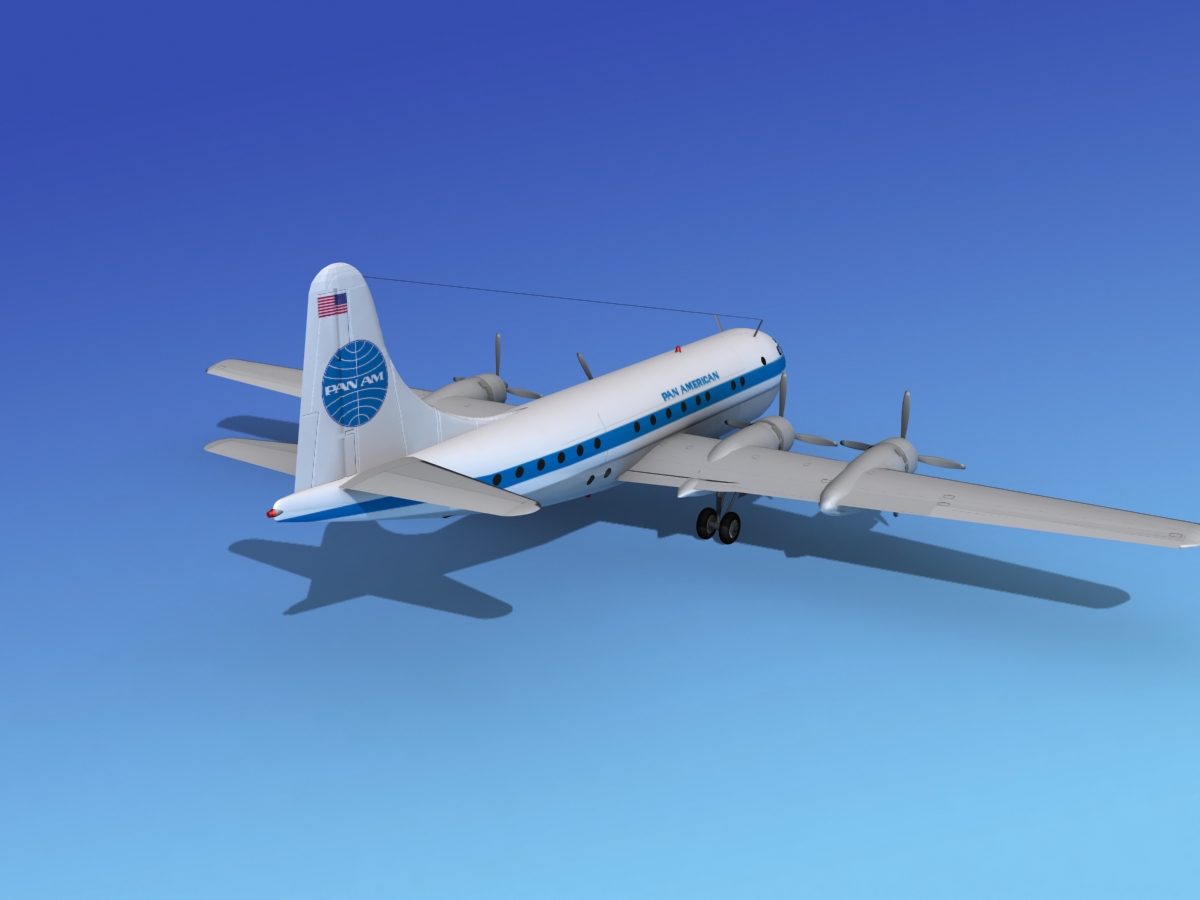 Boeing 377 Pan Am 3 3D model_5