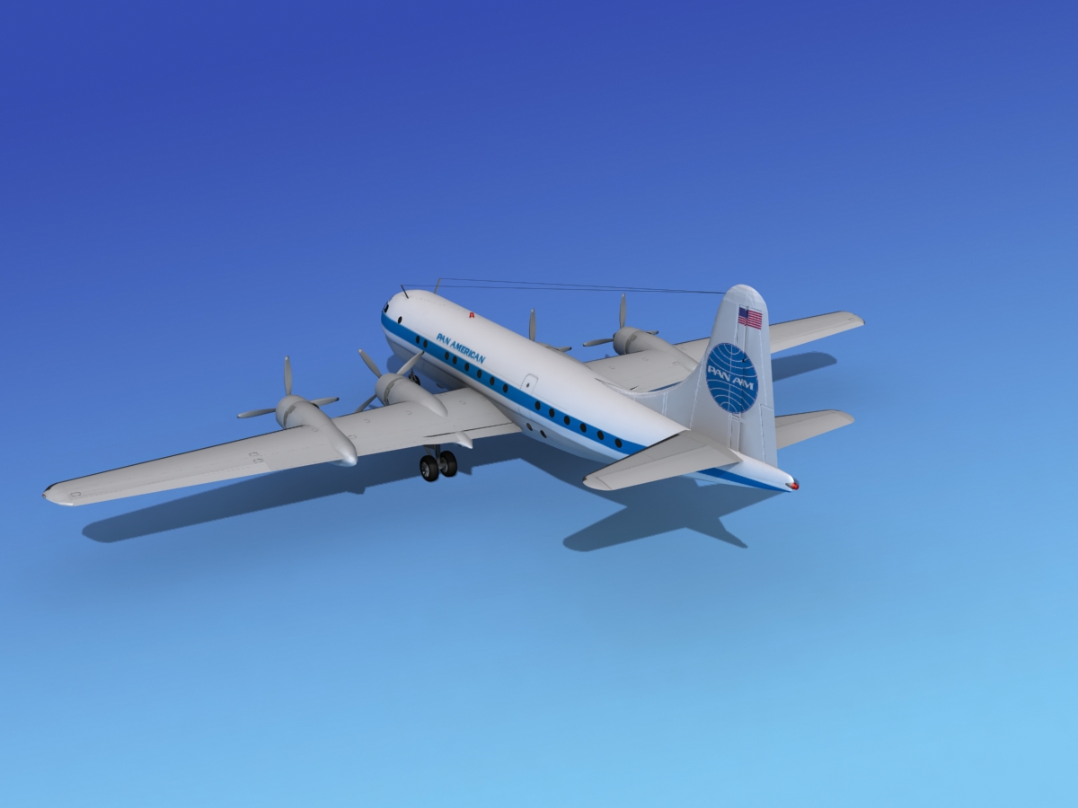 Boeing 377 Pan Am 3 3D model_7