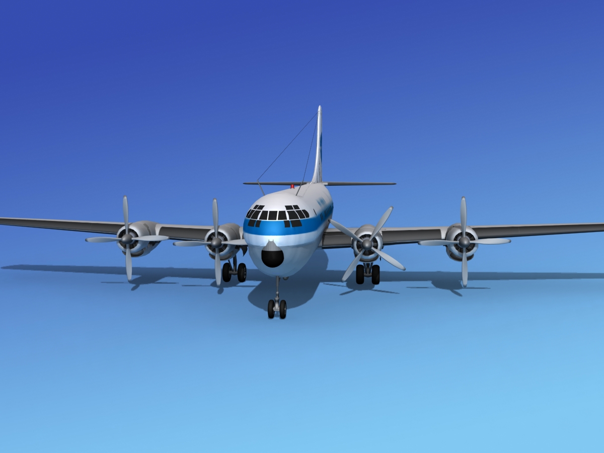 Boeing 377 Pan Am 3 3D model_2