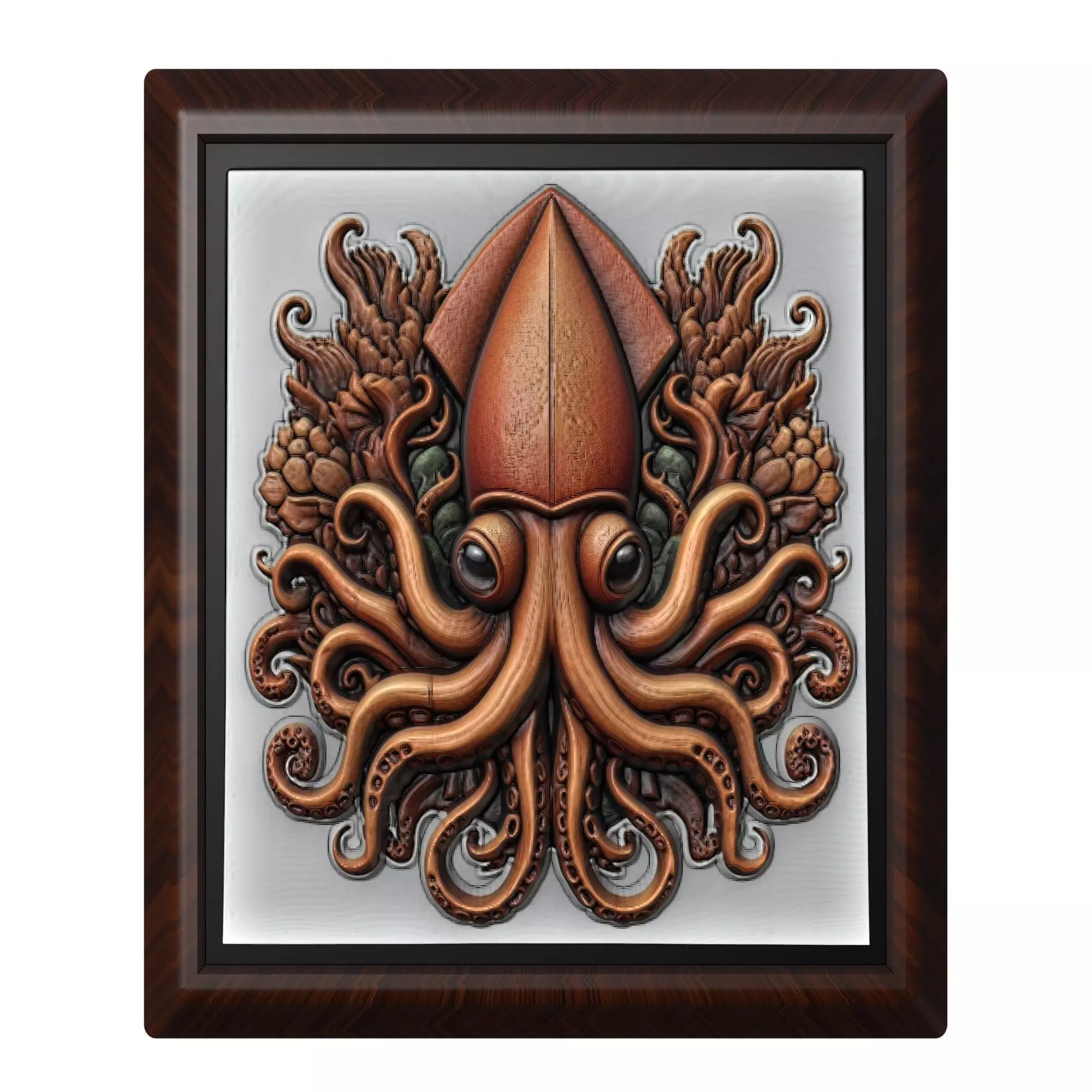 Squid Animal 3D print model_0