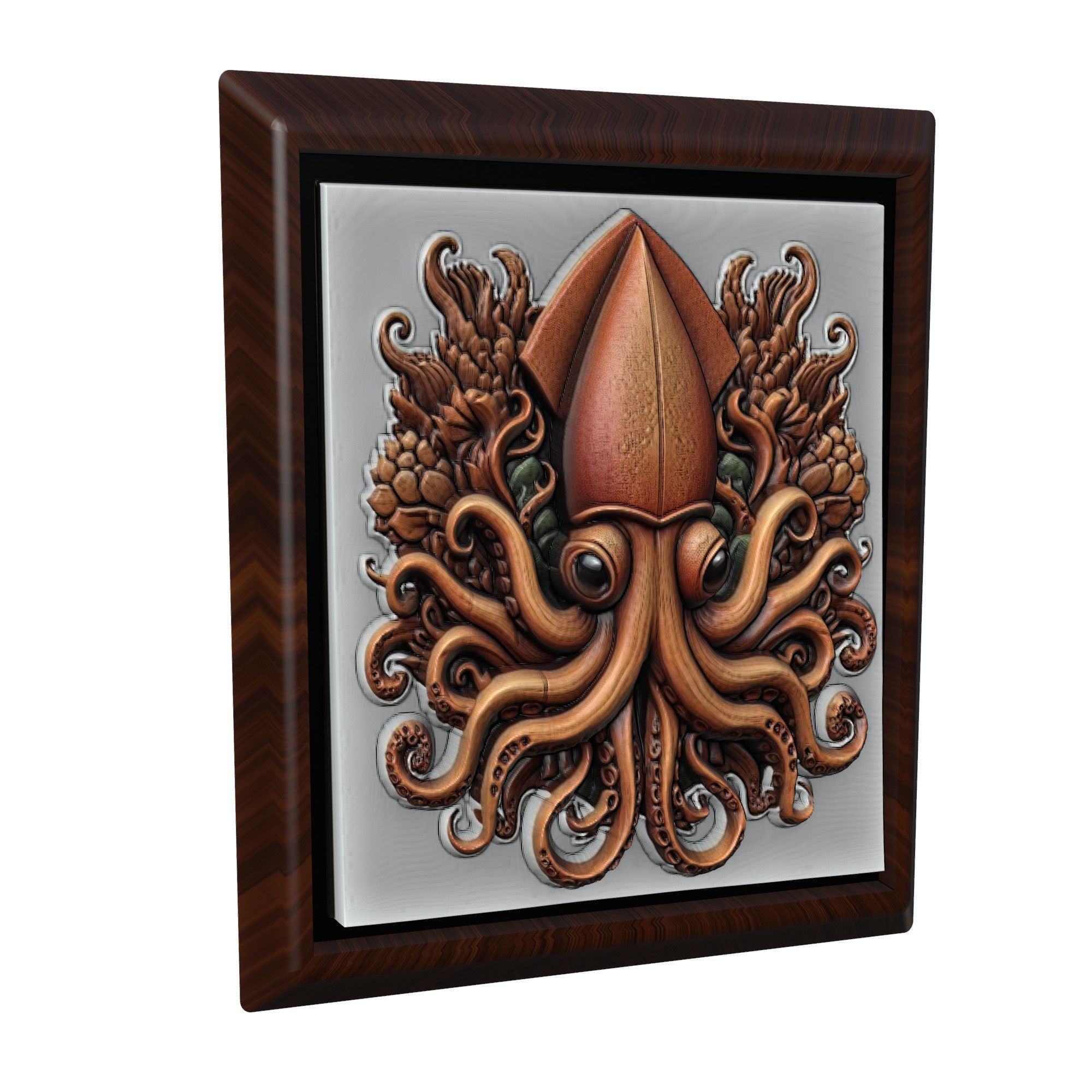 Squid Animal 3D print model_1