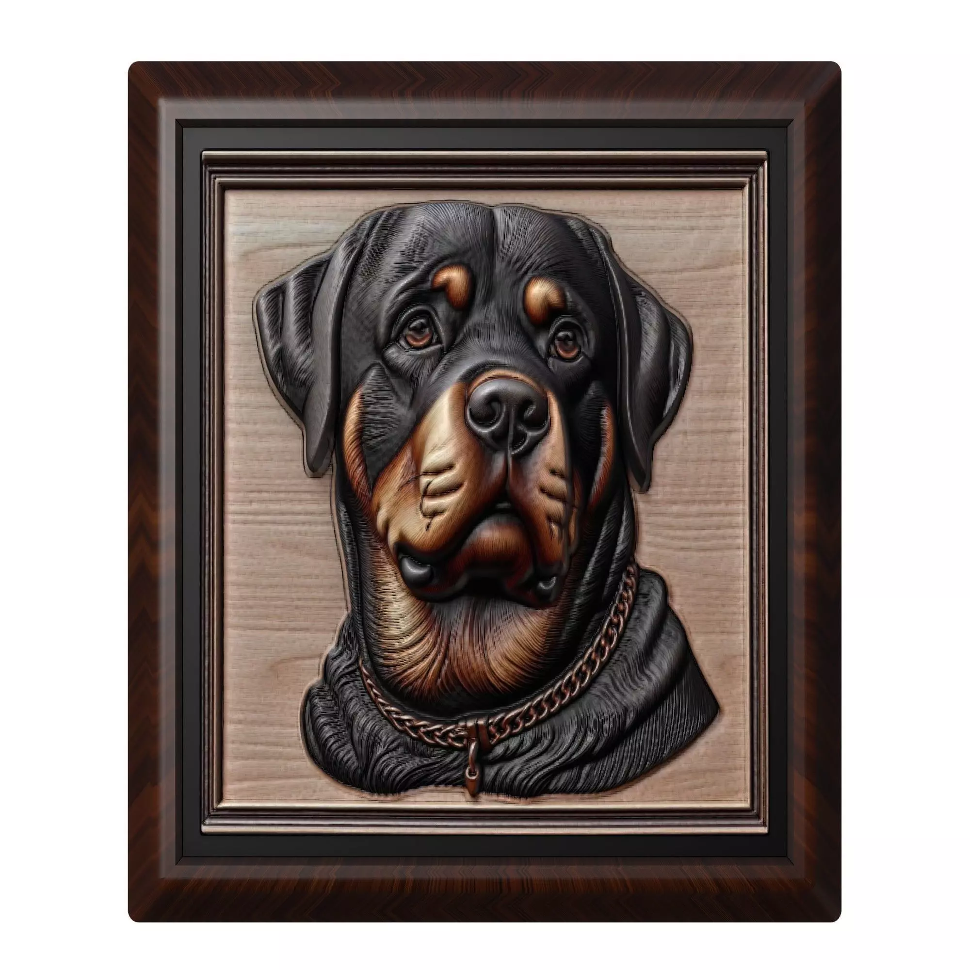 Dog Rottweiler Animal 3D print model_0