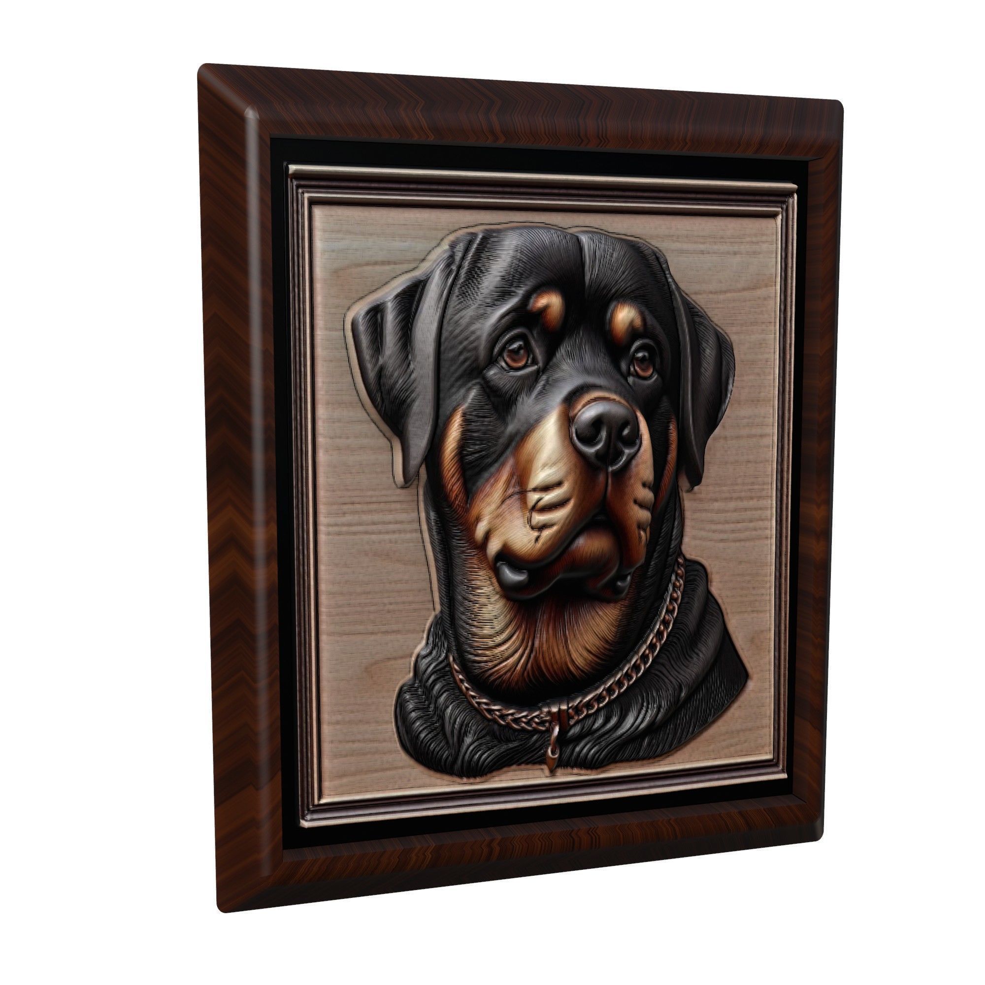 Dog Rottweiler Animal 3D print model_1