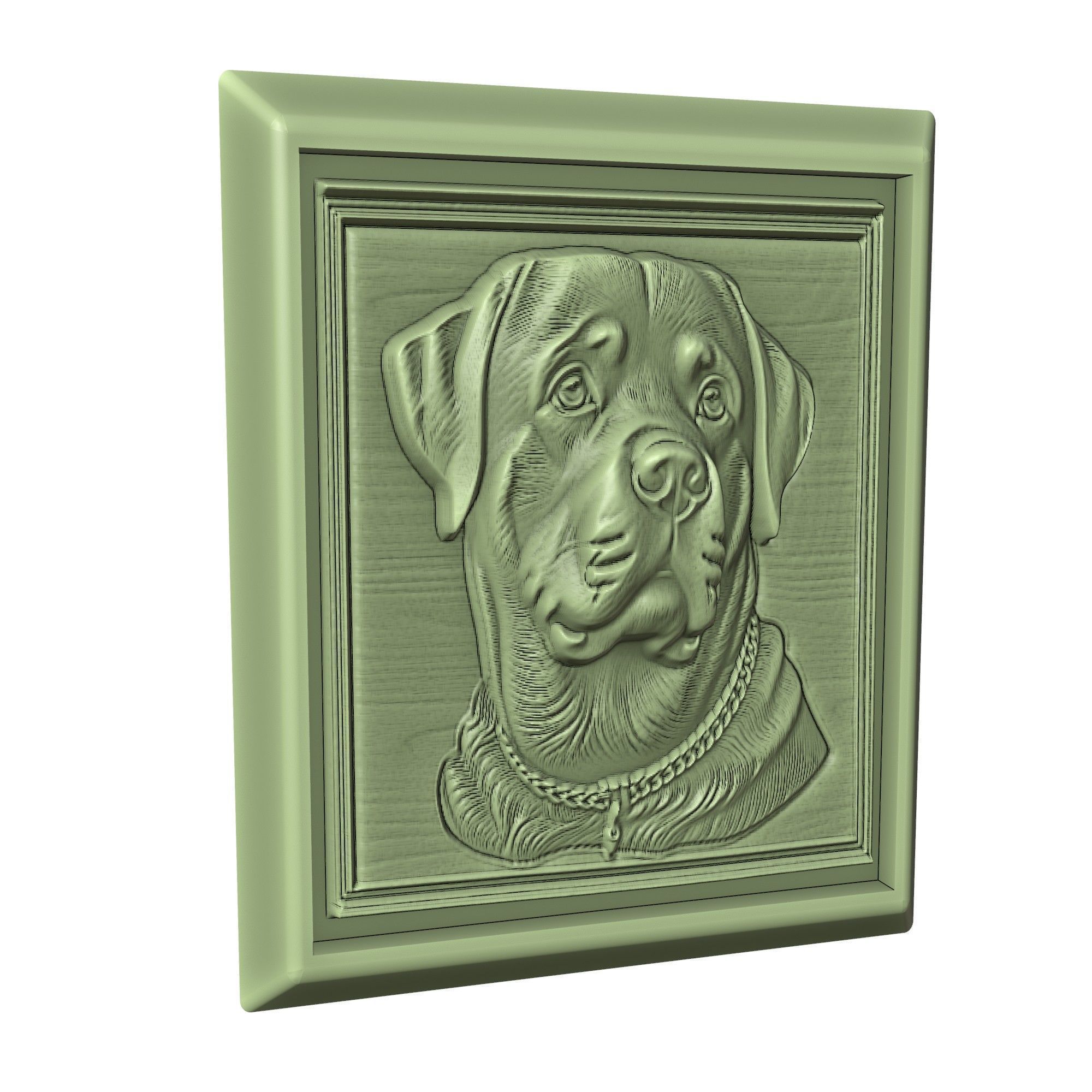 Dog Rottweiler Animal 3D print model_3