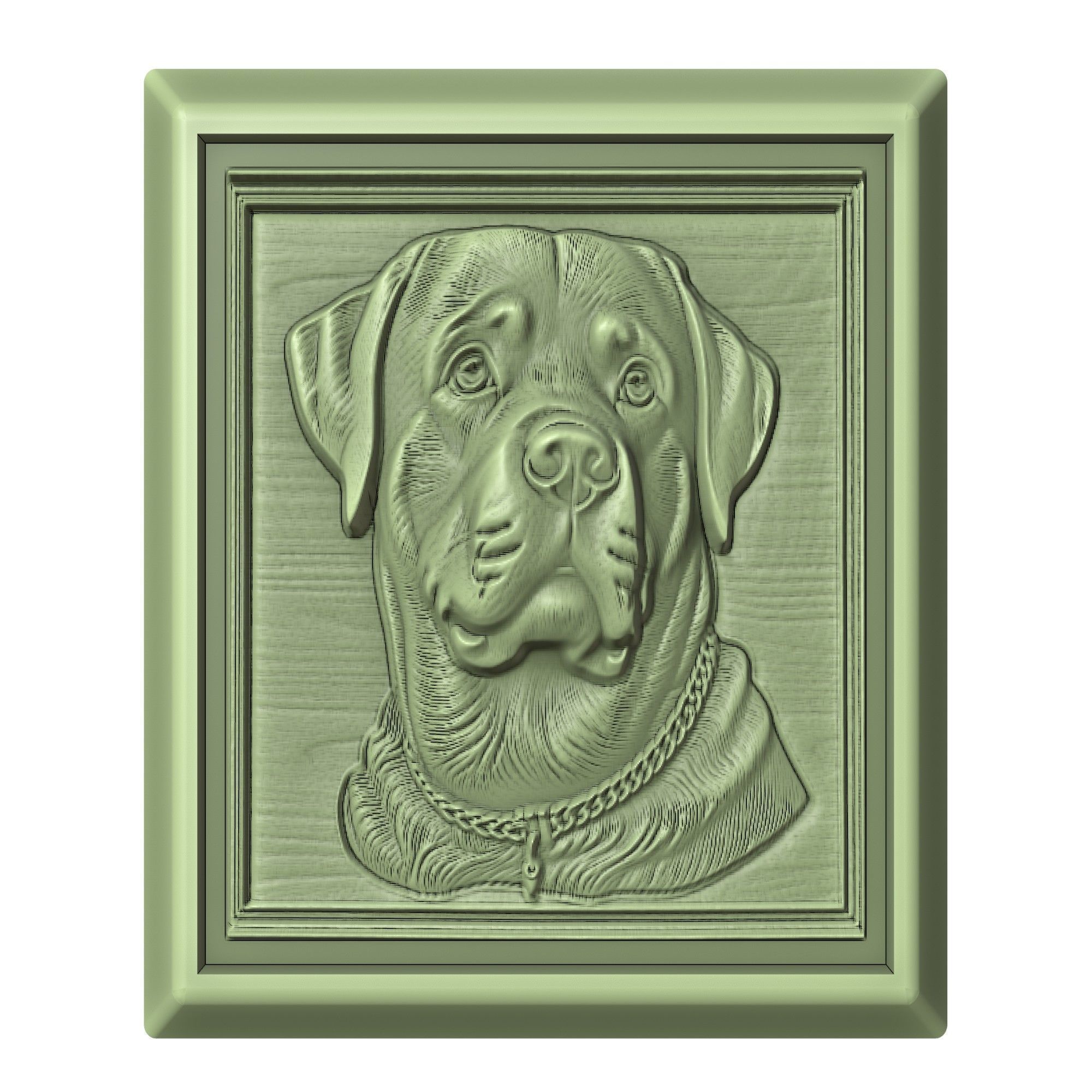 Dog Rottweiler Animal 3D print model_2