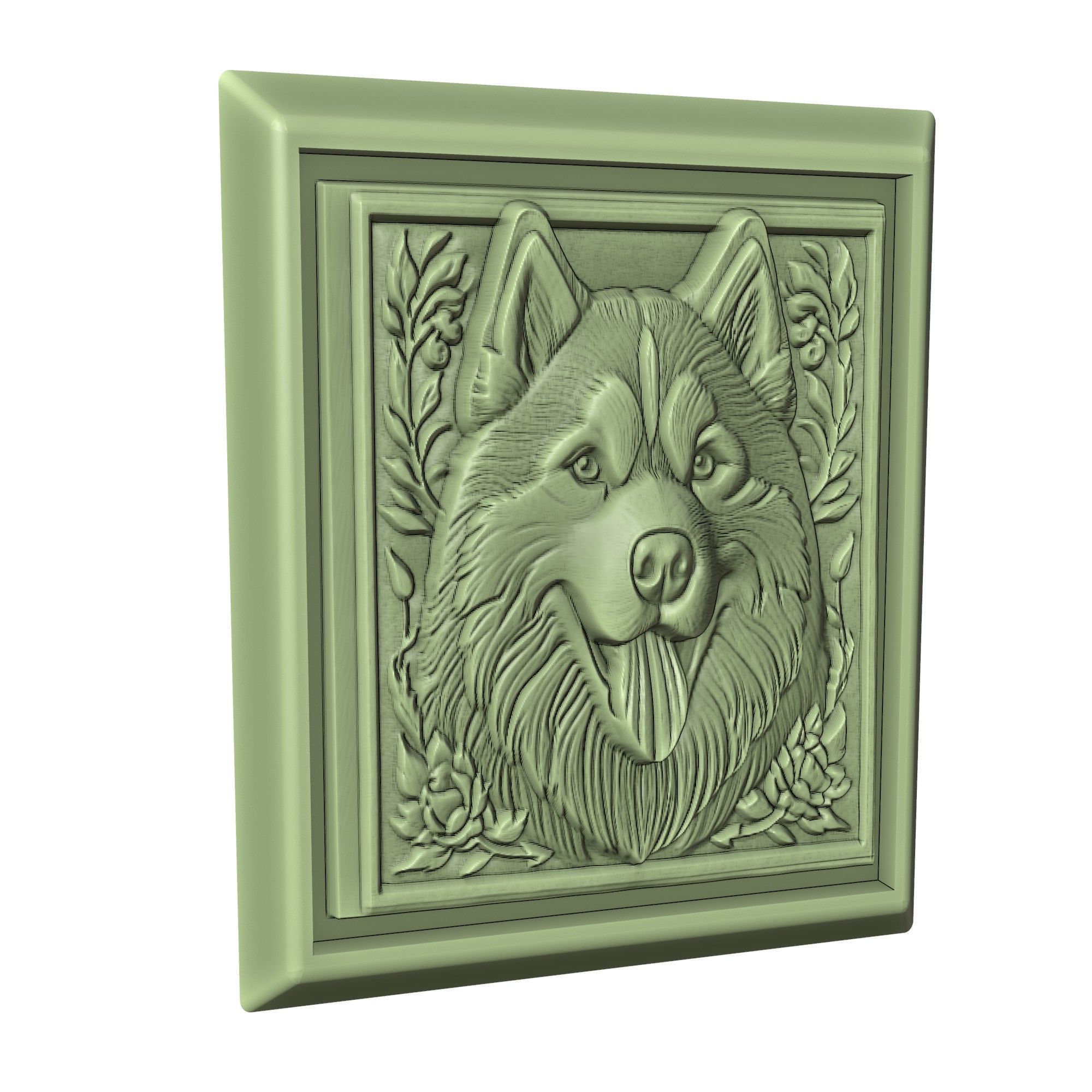 Dog Siberian Husky Animal 3D print model_3