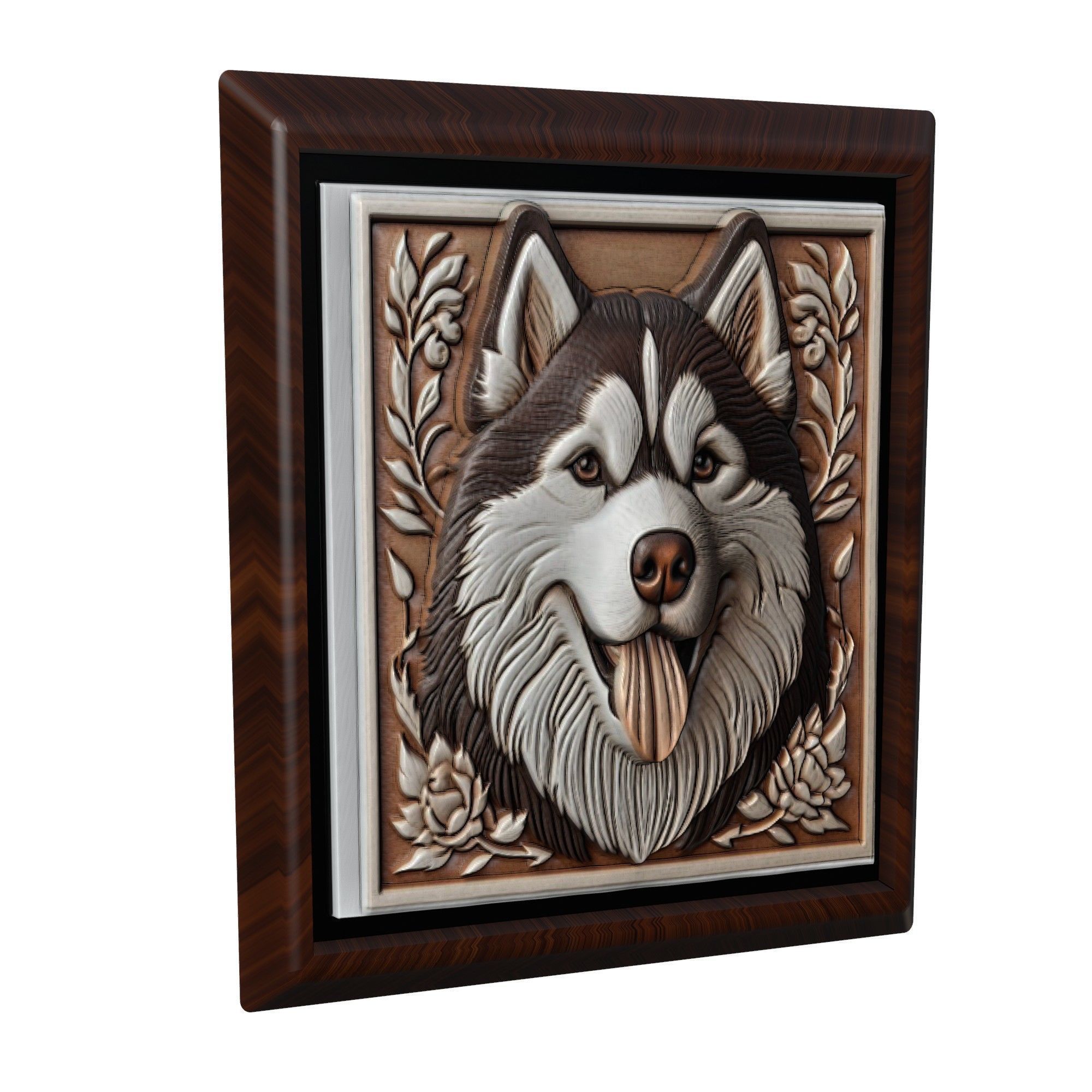 Dog Siberian Husky Animal 3D print model_1