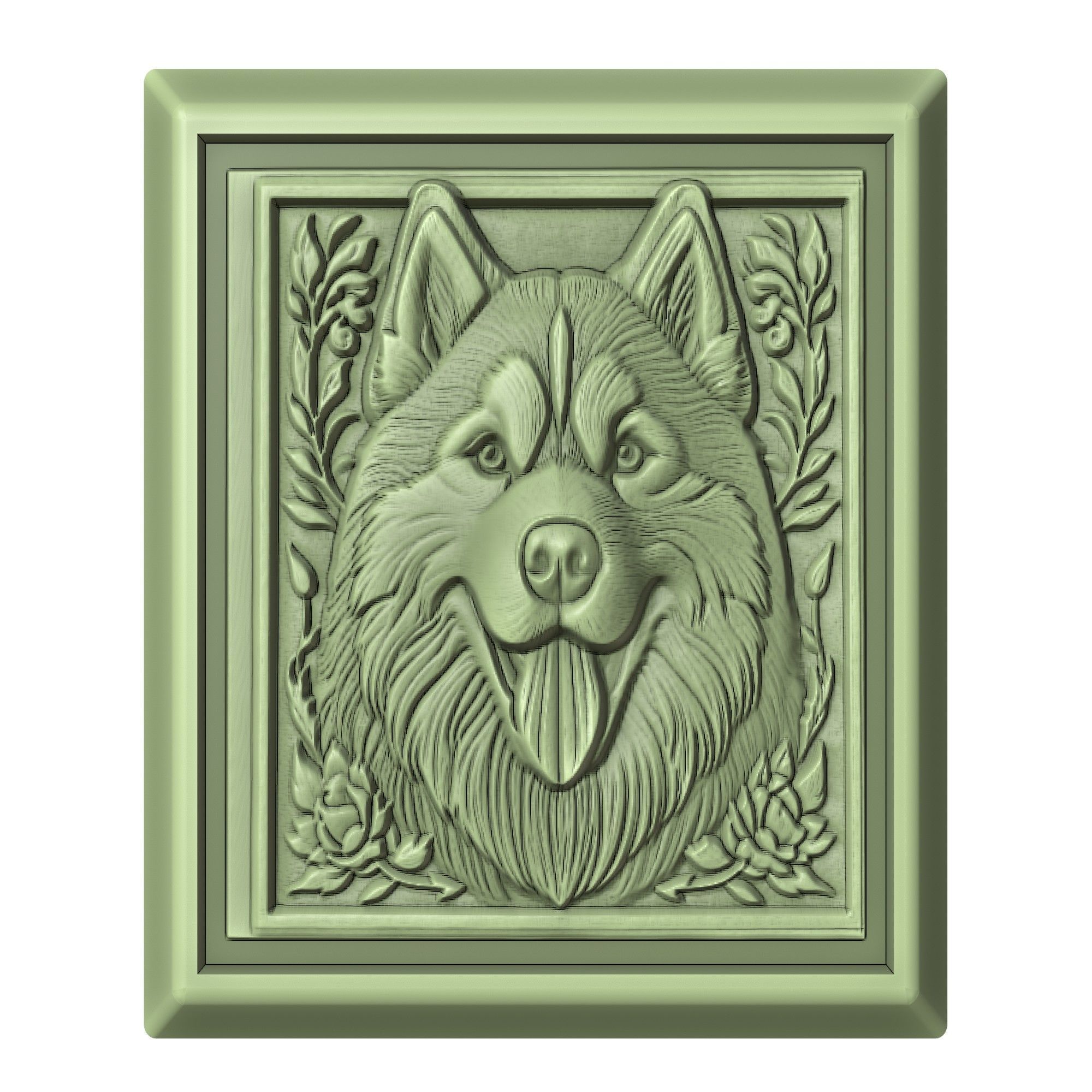 Dog Siberian Husky Animal 3D print model_2