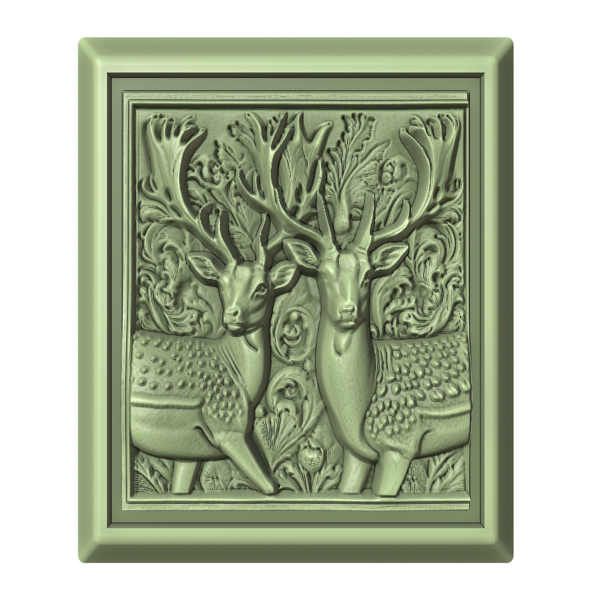 Fallow Deer Animal 3D print model_3