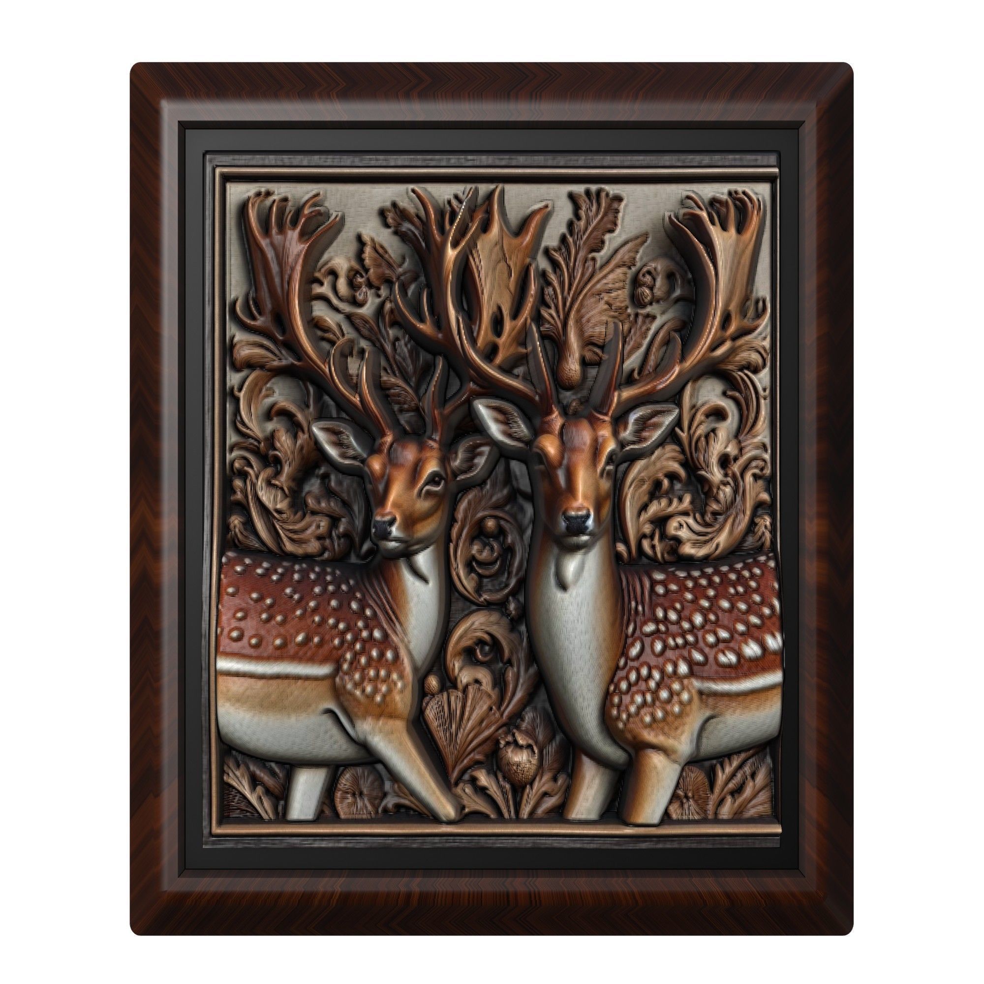 Fallow Deer Animal 3D print model_1