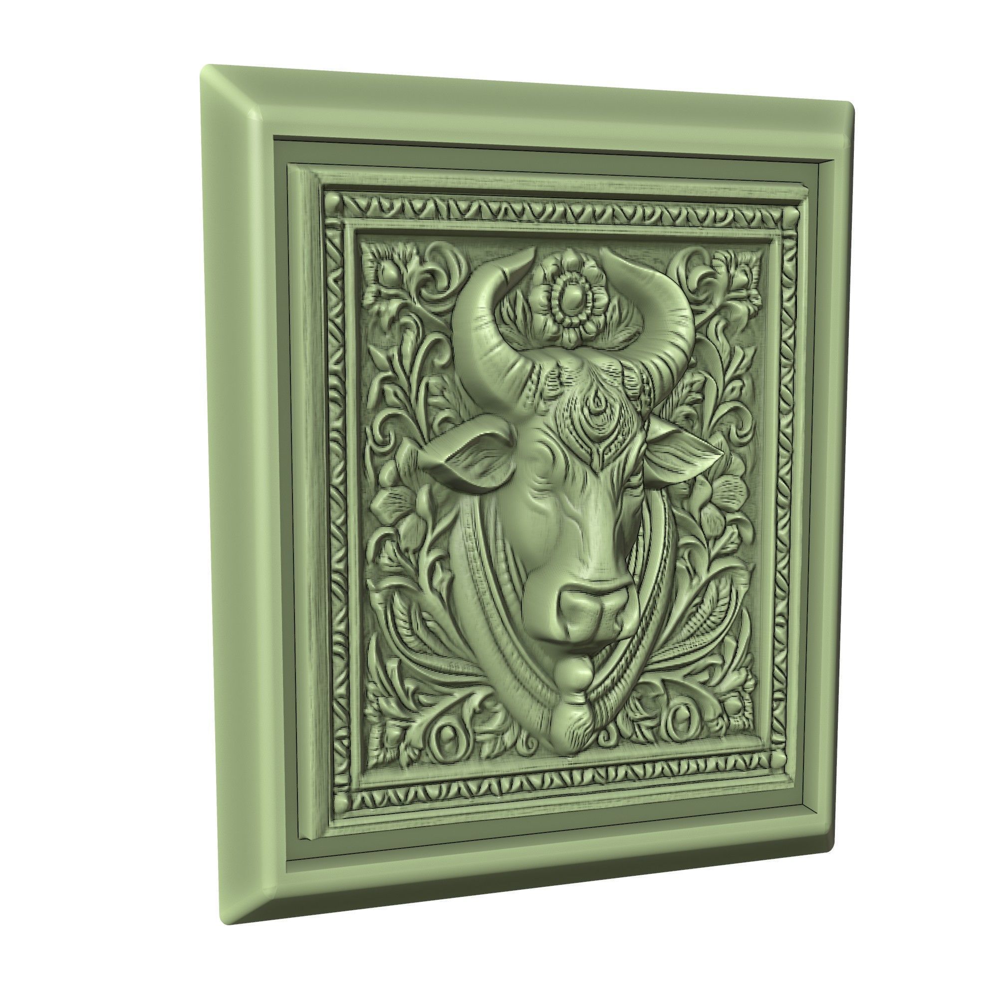 Bull Animal 3D print model_3