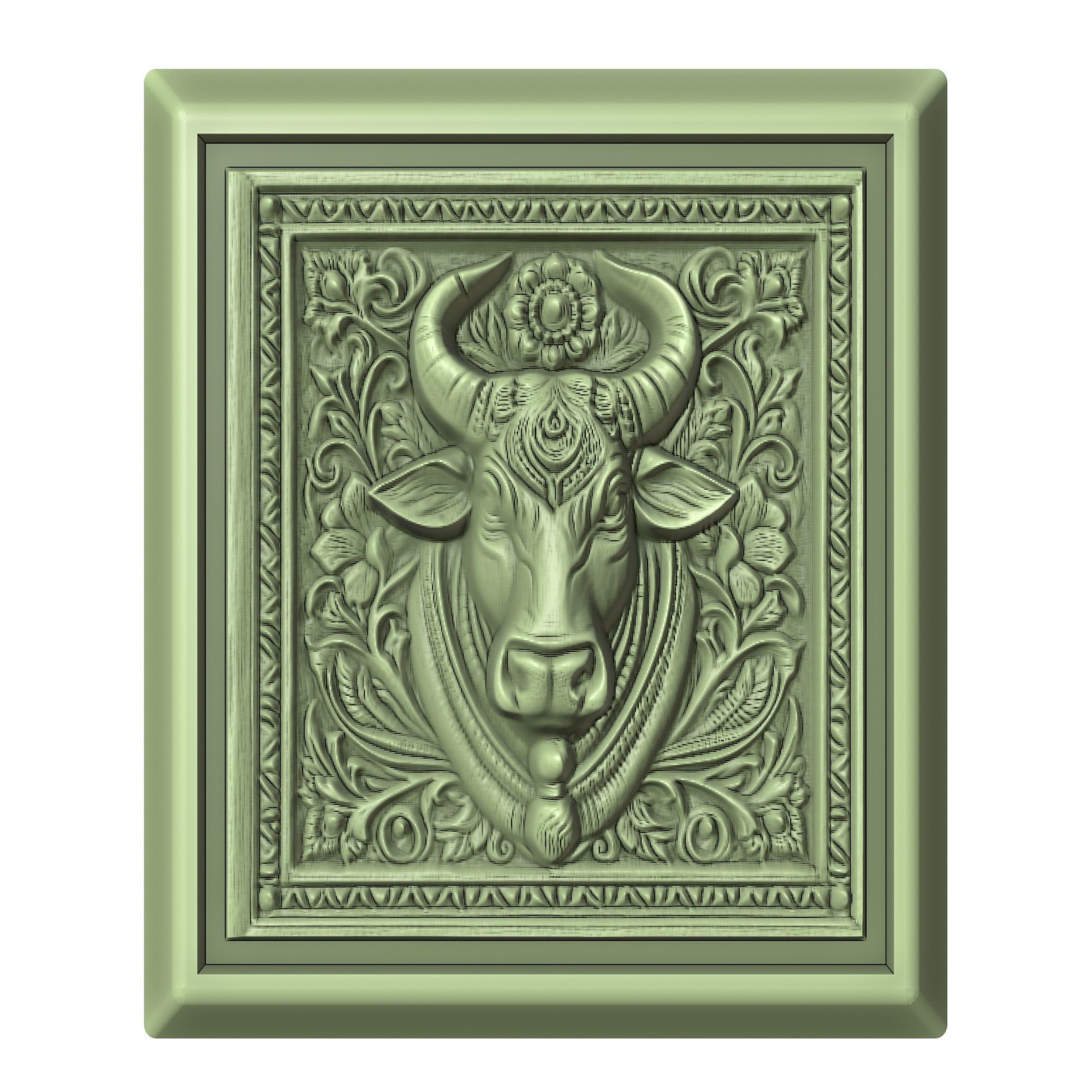 Bull Animal 3D print model_2