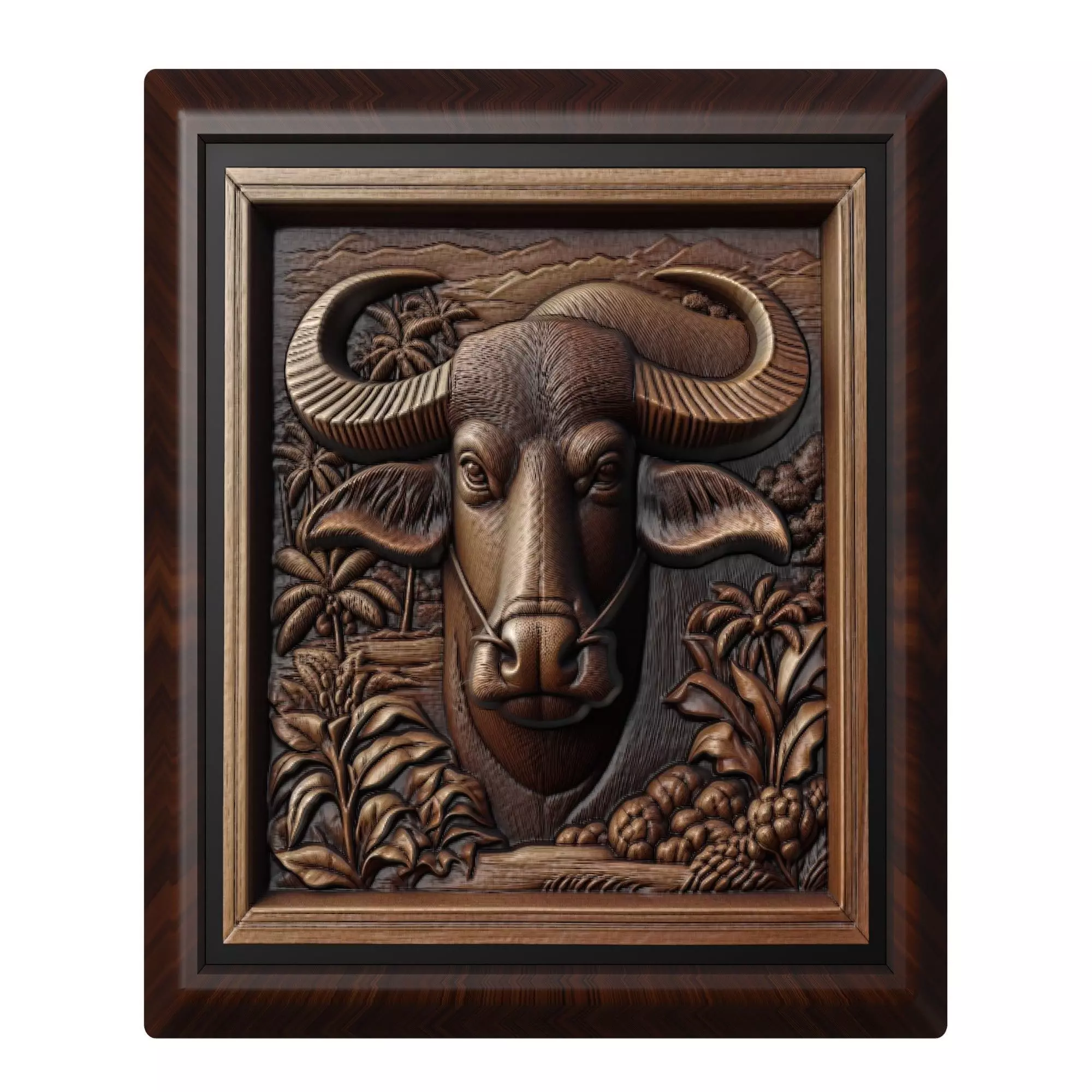 Buffalo Animal 3D print model_0