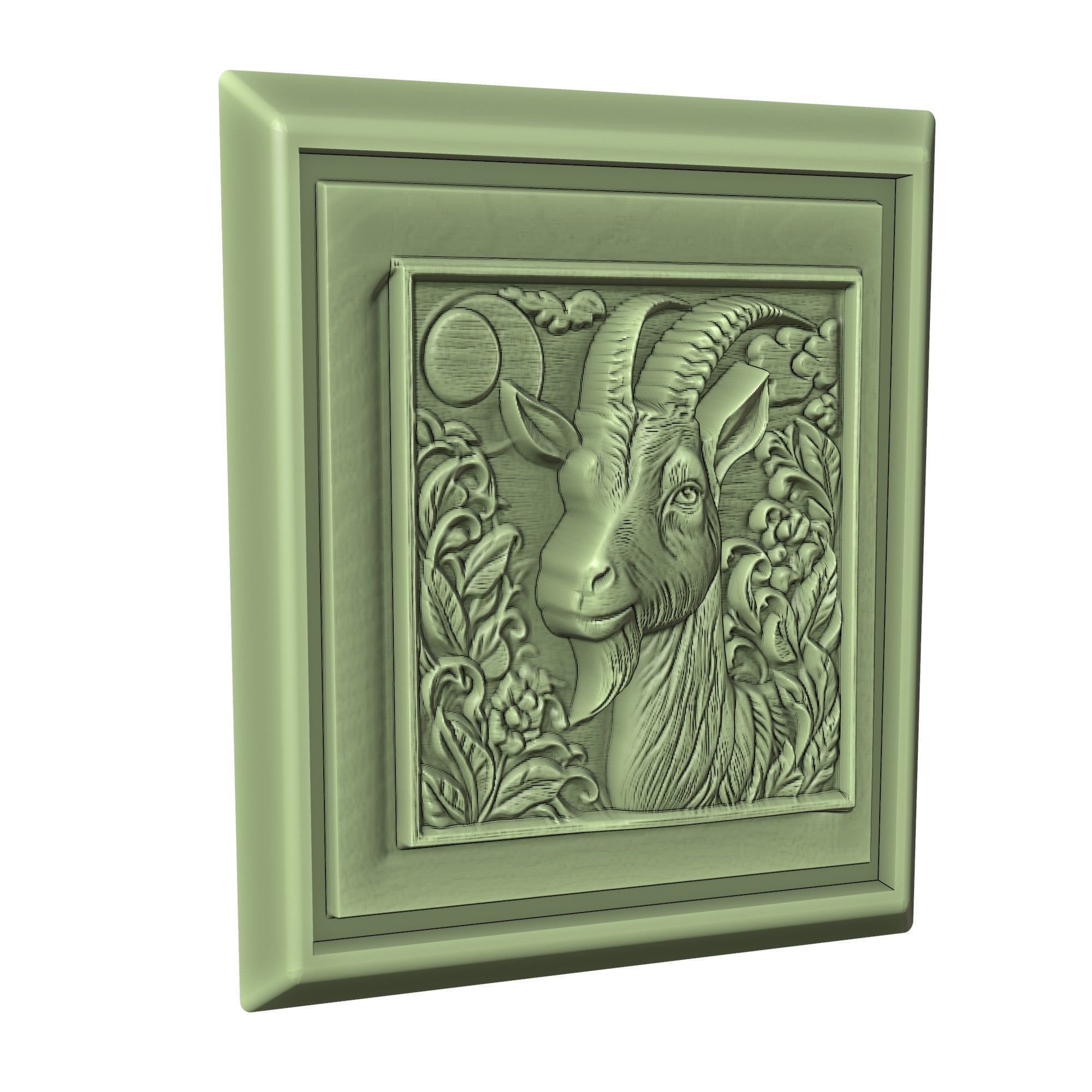 Goat Animal 3D print model_3