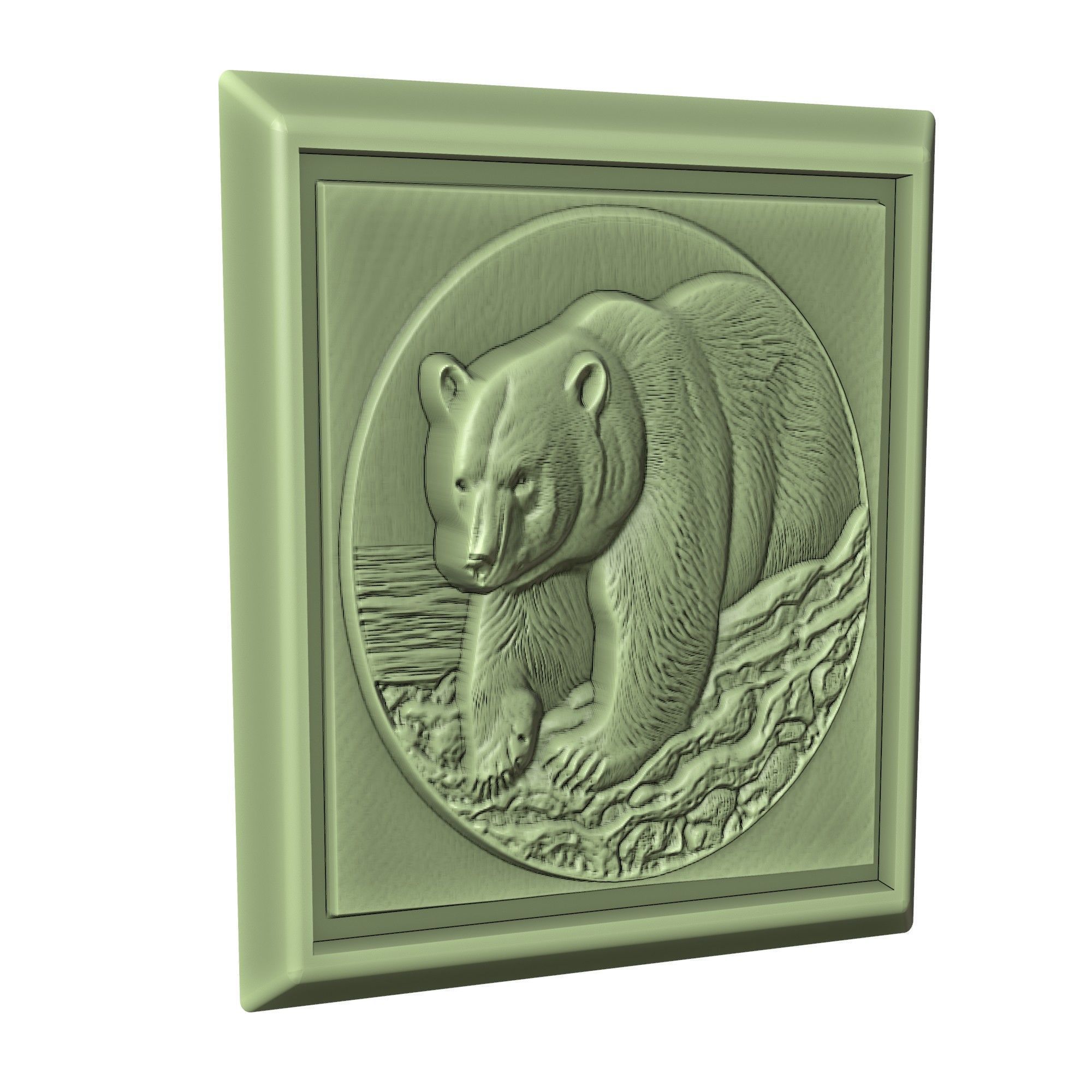 Polar Bear Animal 3D print model_3