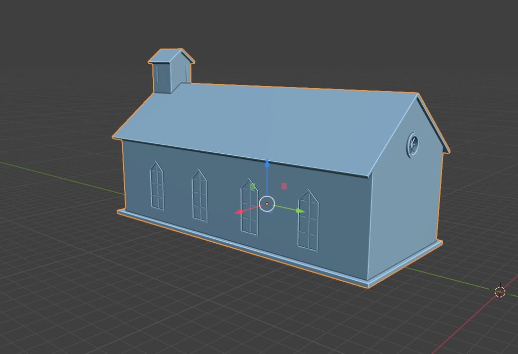Christmas Village 5 House Collection 3D print model_12