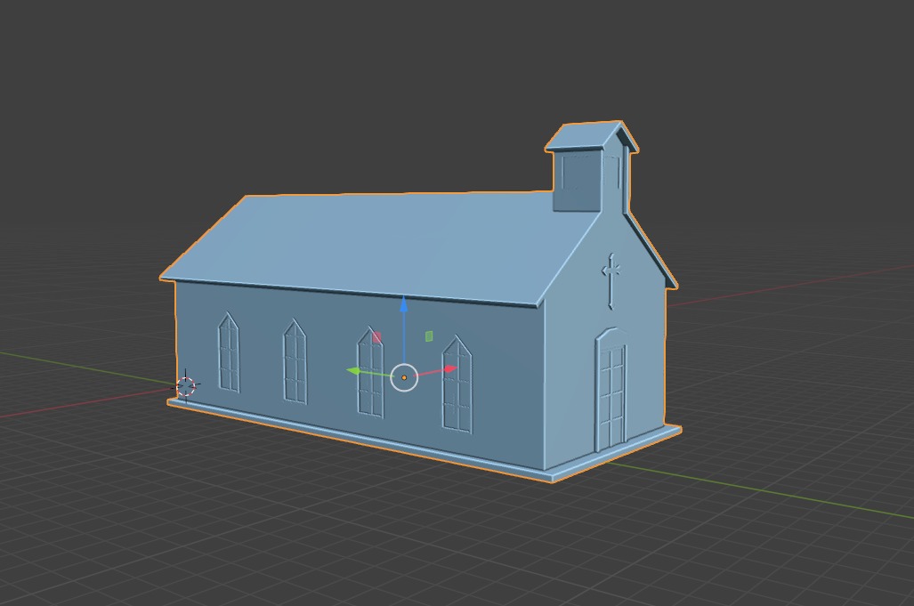 Christmas Village 5 House Collection 3D print model_14