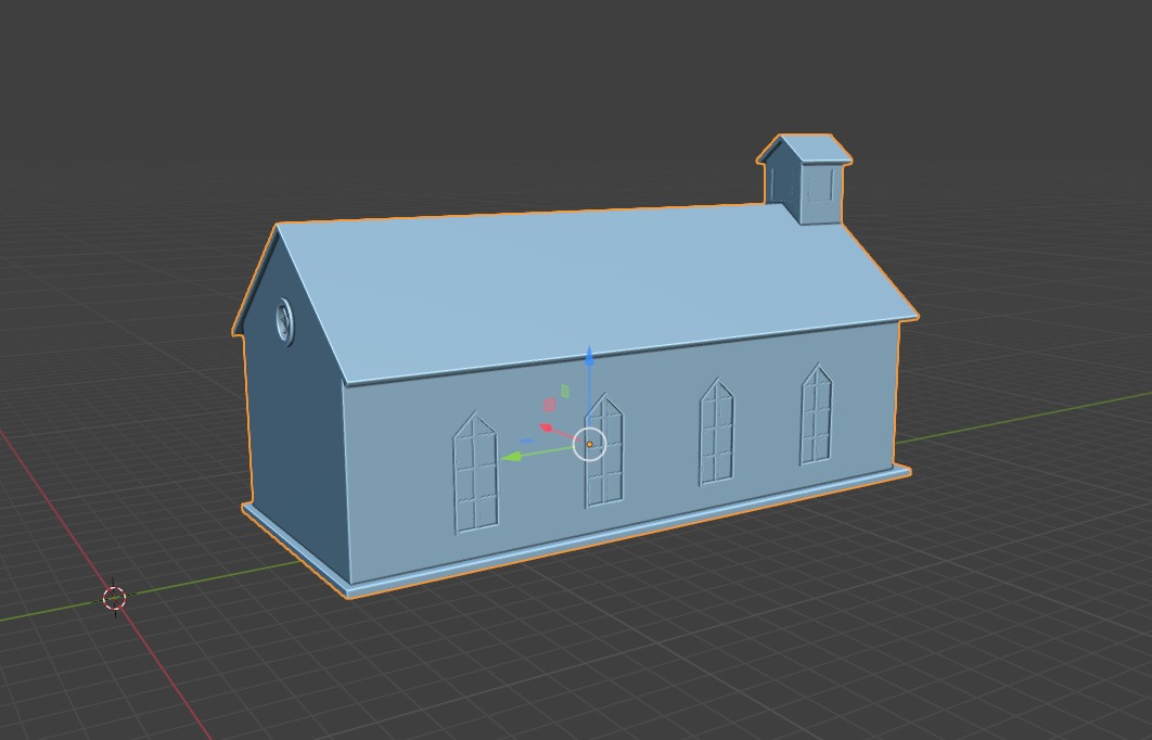 Christmas Village 5 House Collection 3D print model_13